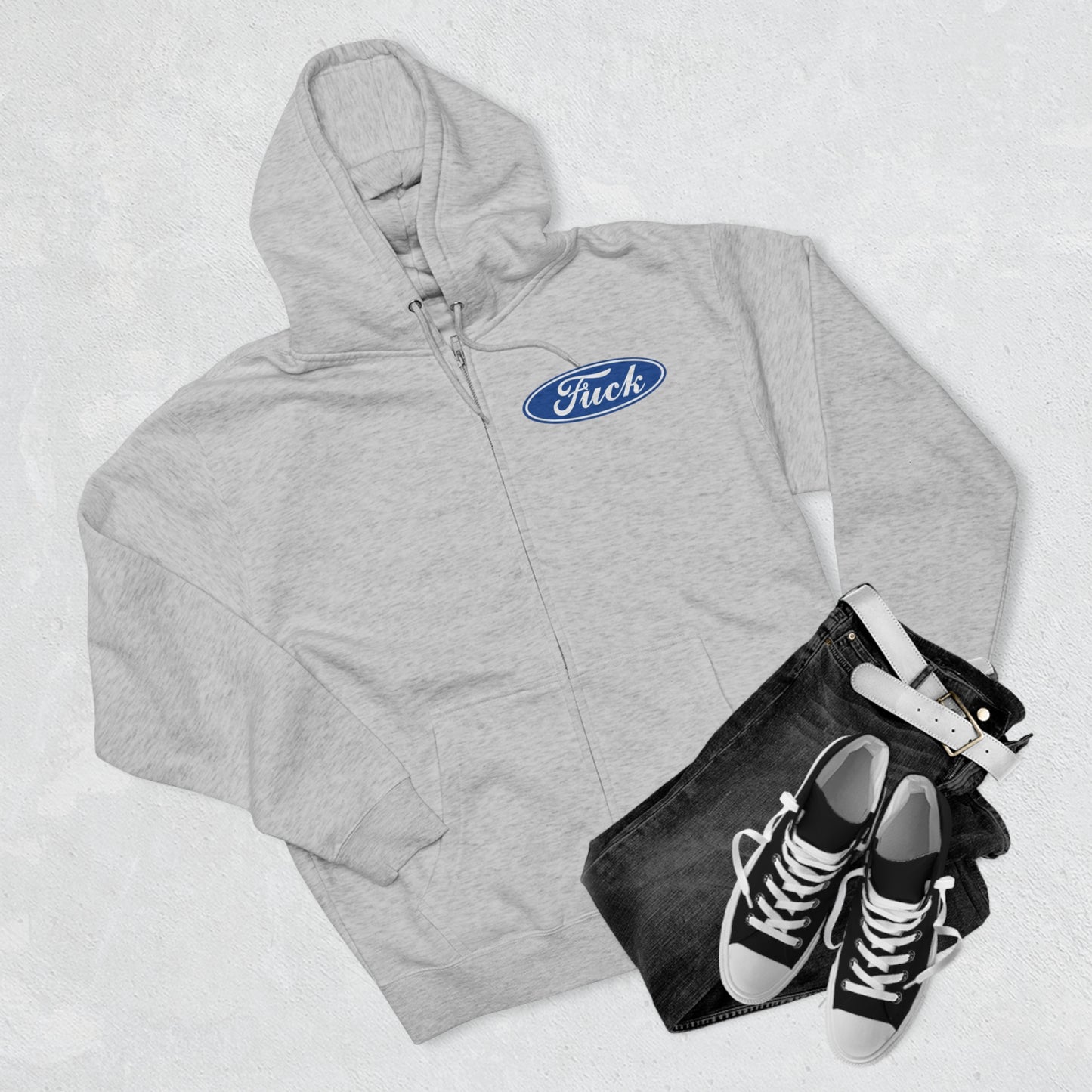 Fuck Zipped Hoodie