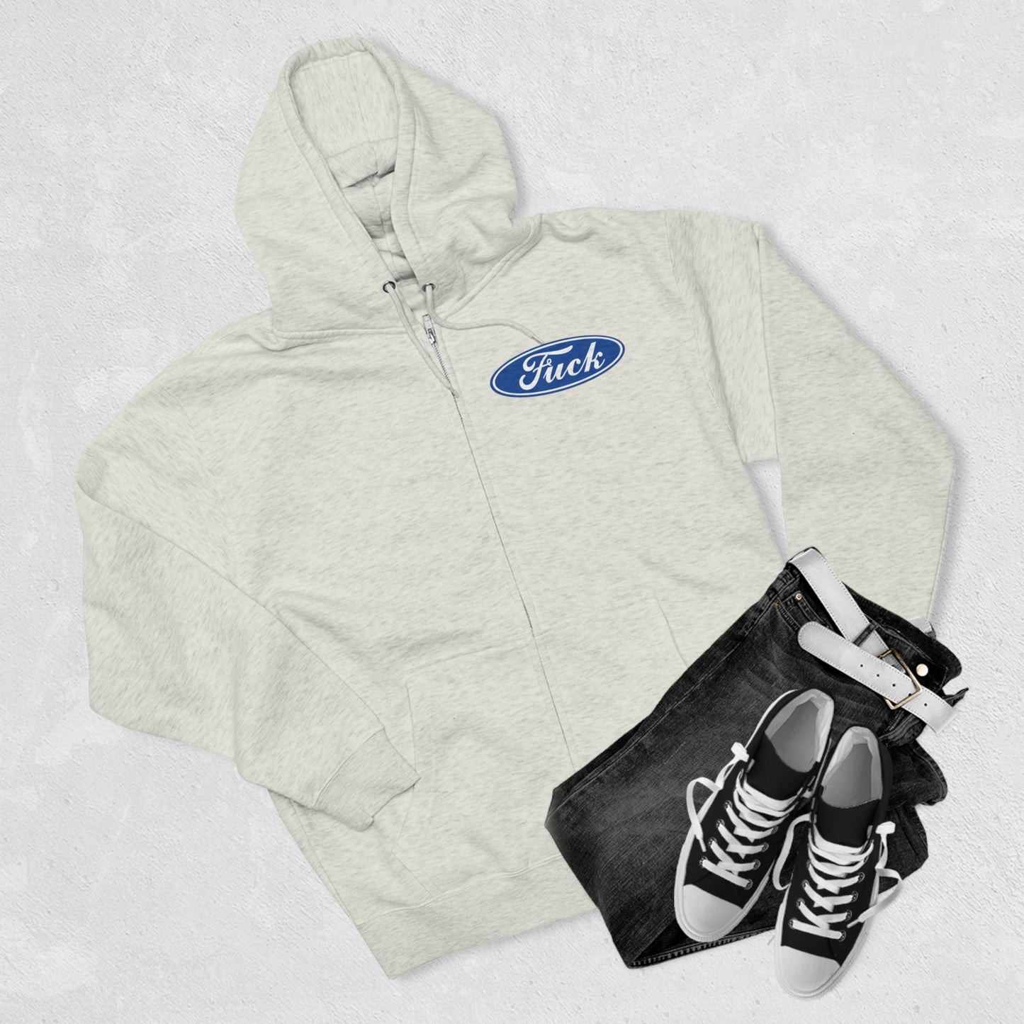 Fuck Zipped Hoodie