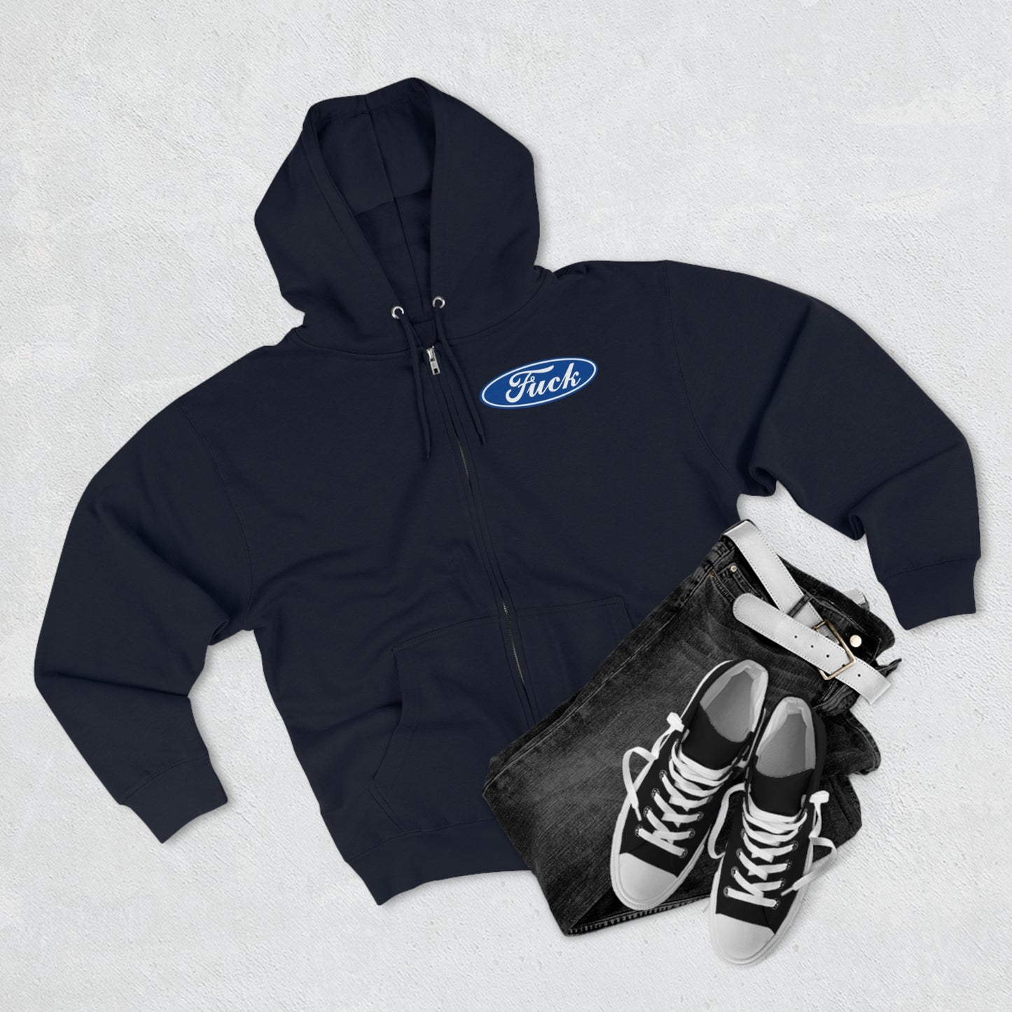 Fuck Zipped Hoodie
