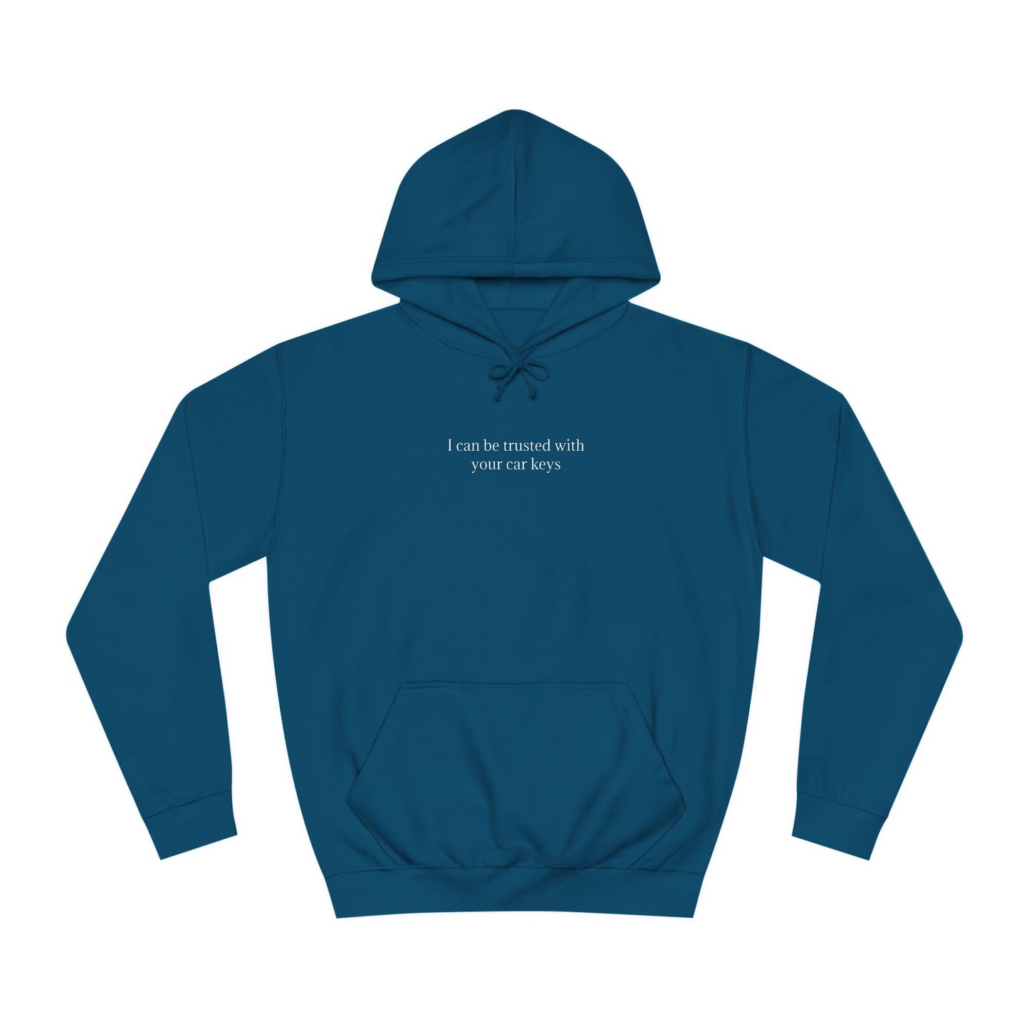 I can be trusted with your car keys hoodie