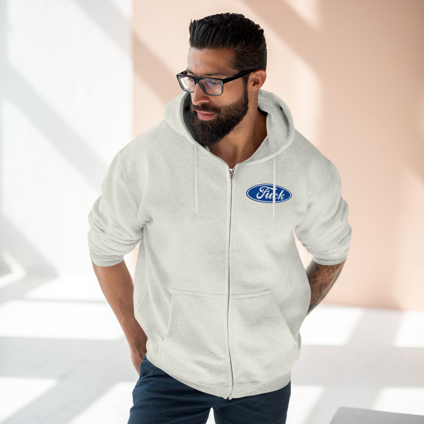 Fuck Zipped Hoodie
