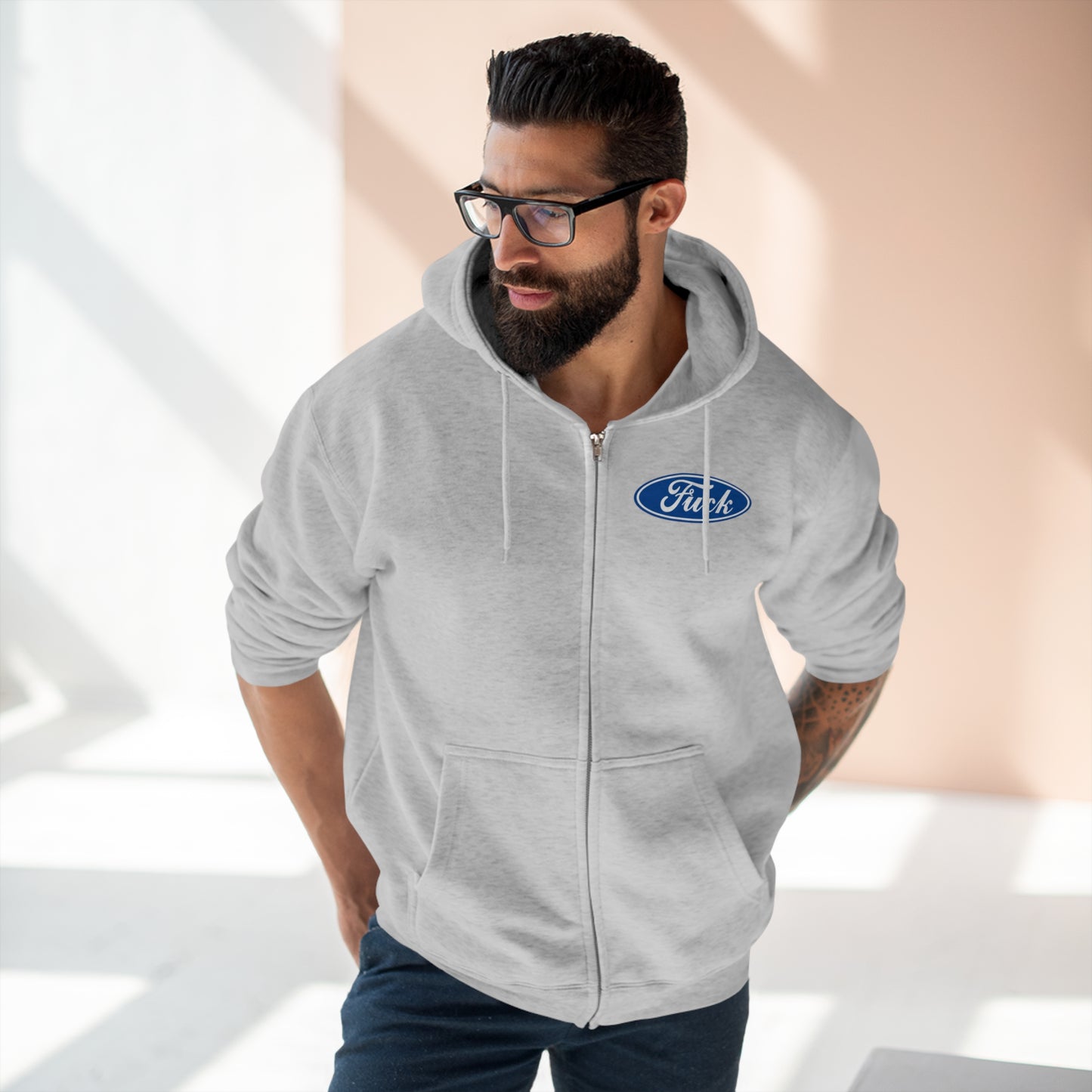 Fuck Zipped Hoodie