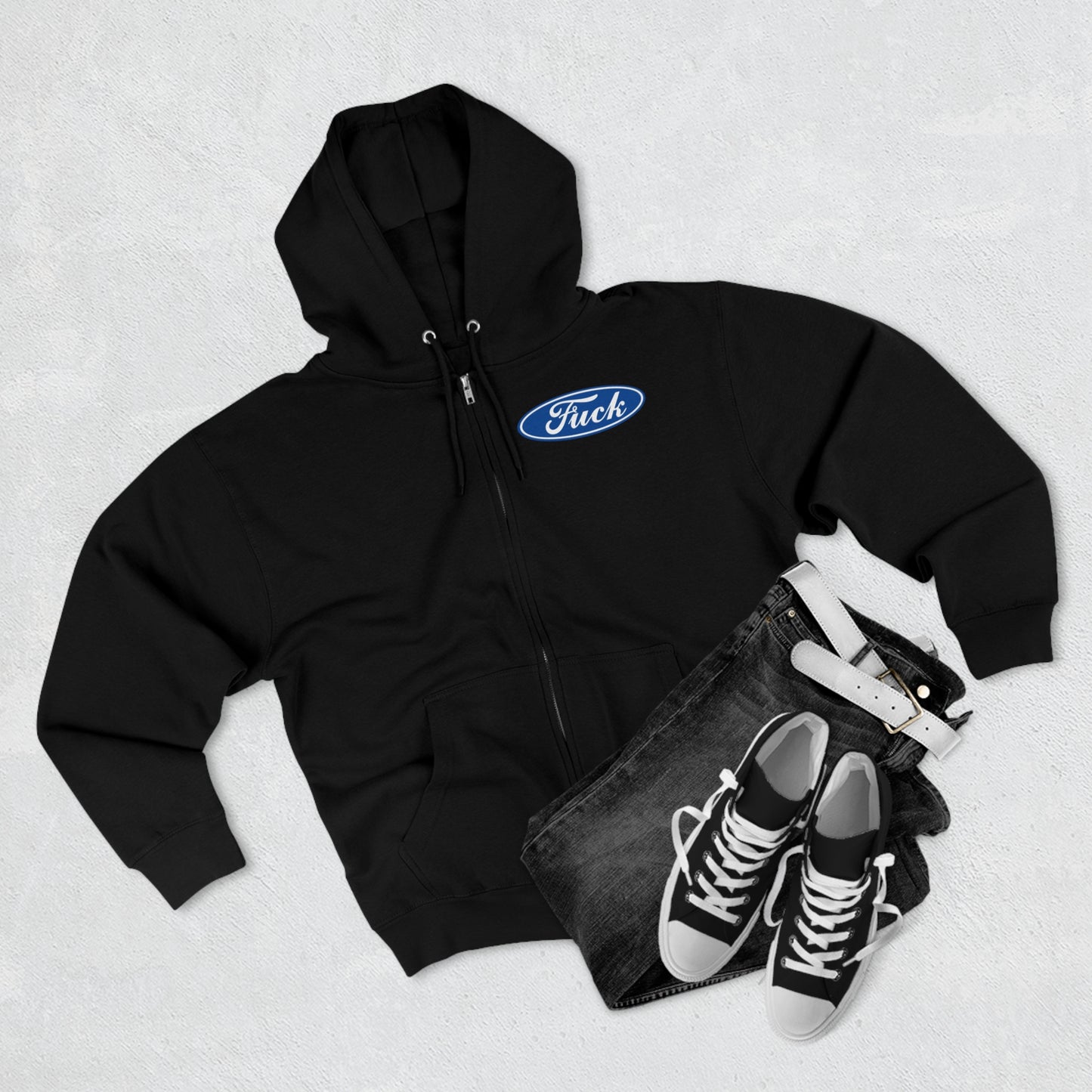 Fuck Zipped Hoodie