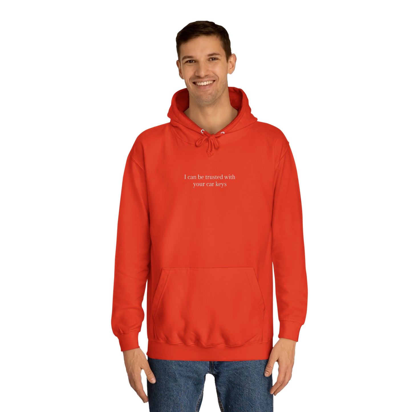 I can be trusted with your car keys hoodie