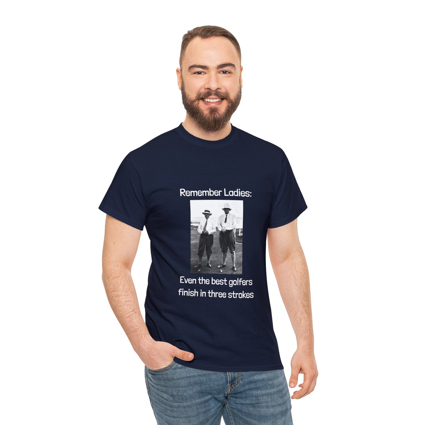 Three Strokes Golf Joke TShirt