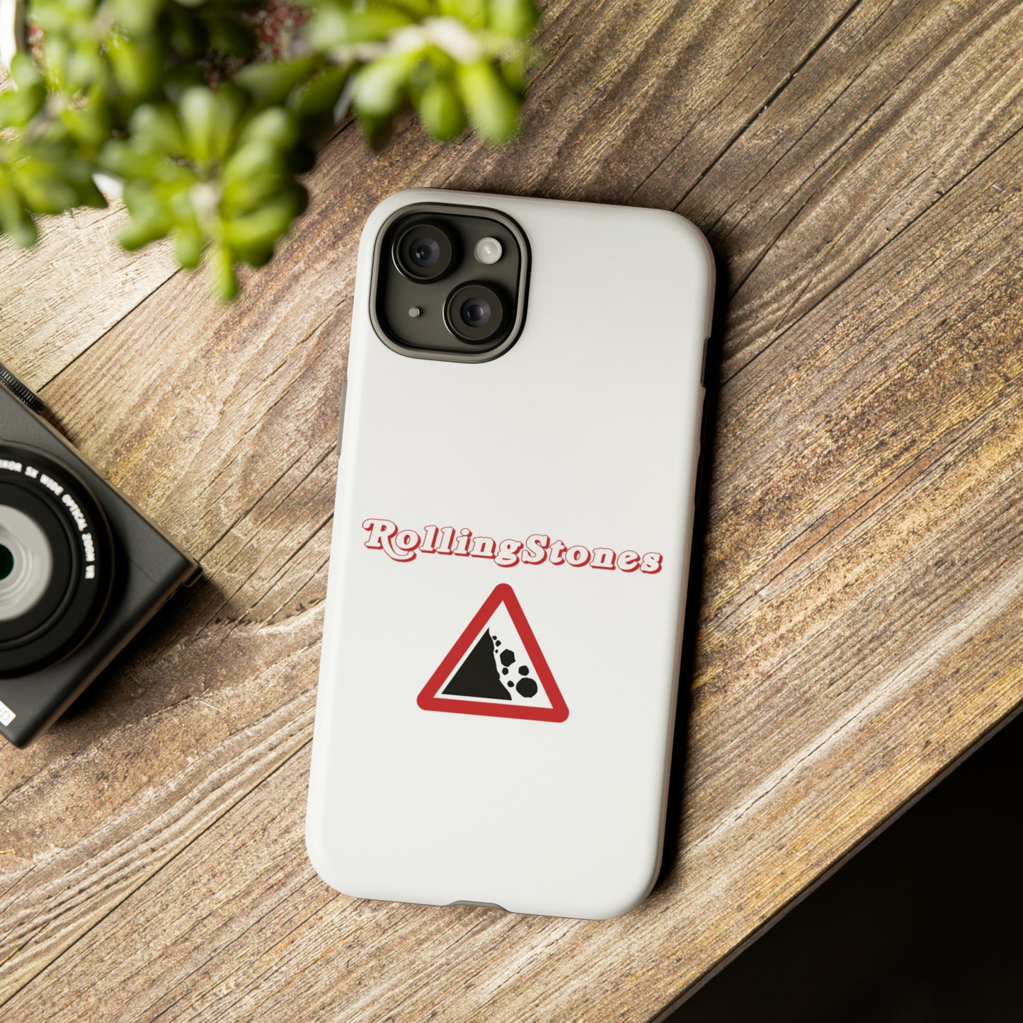 Rolling Stones Tough iPhone Case White