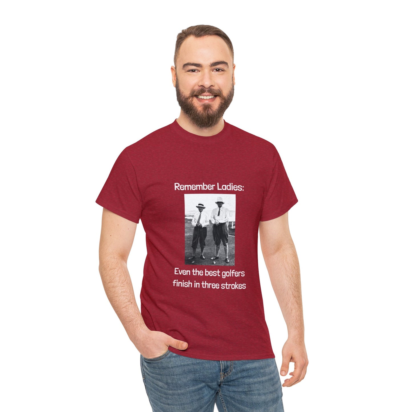 Three Strokes Golf Joke TShirt