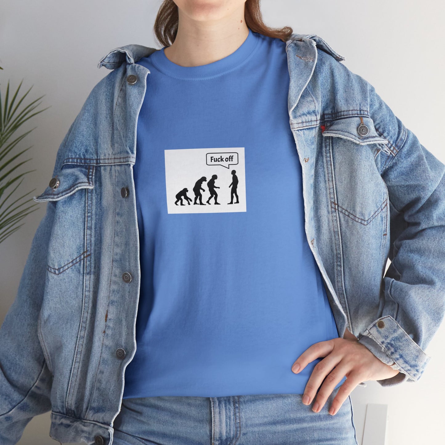 "Fuck Off" Evolution Joke TShirt