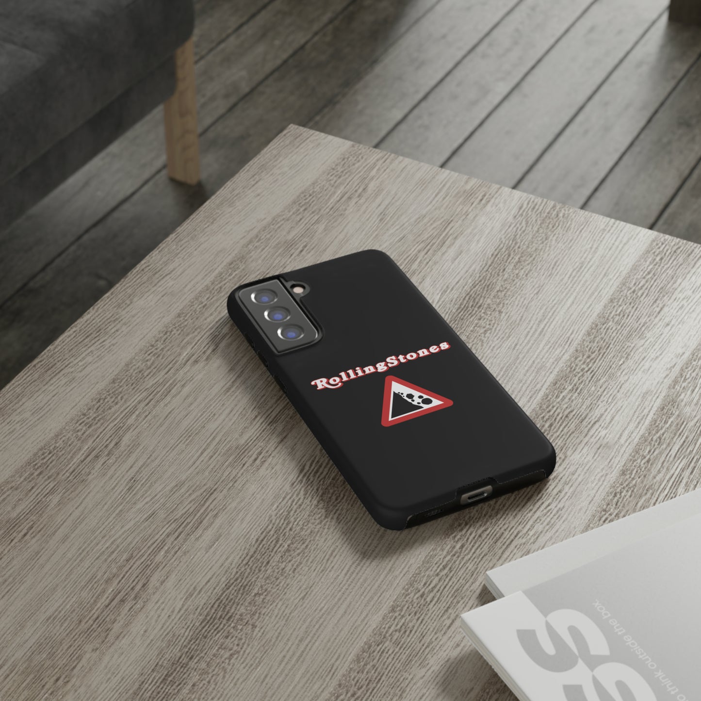 Rolling Stones Samsung Case Black