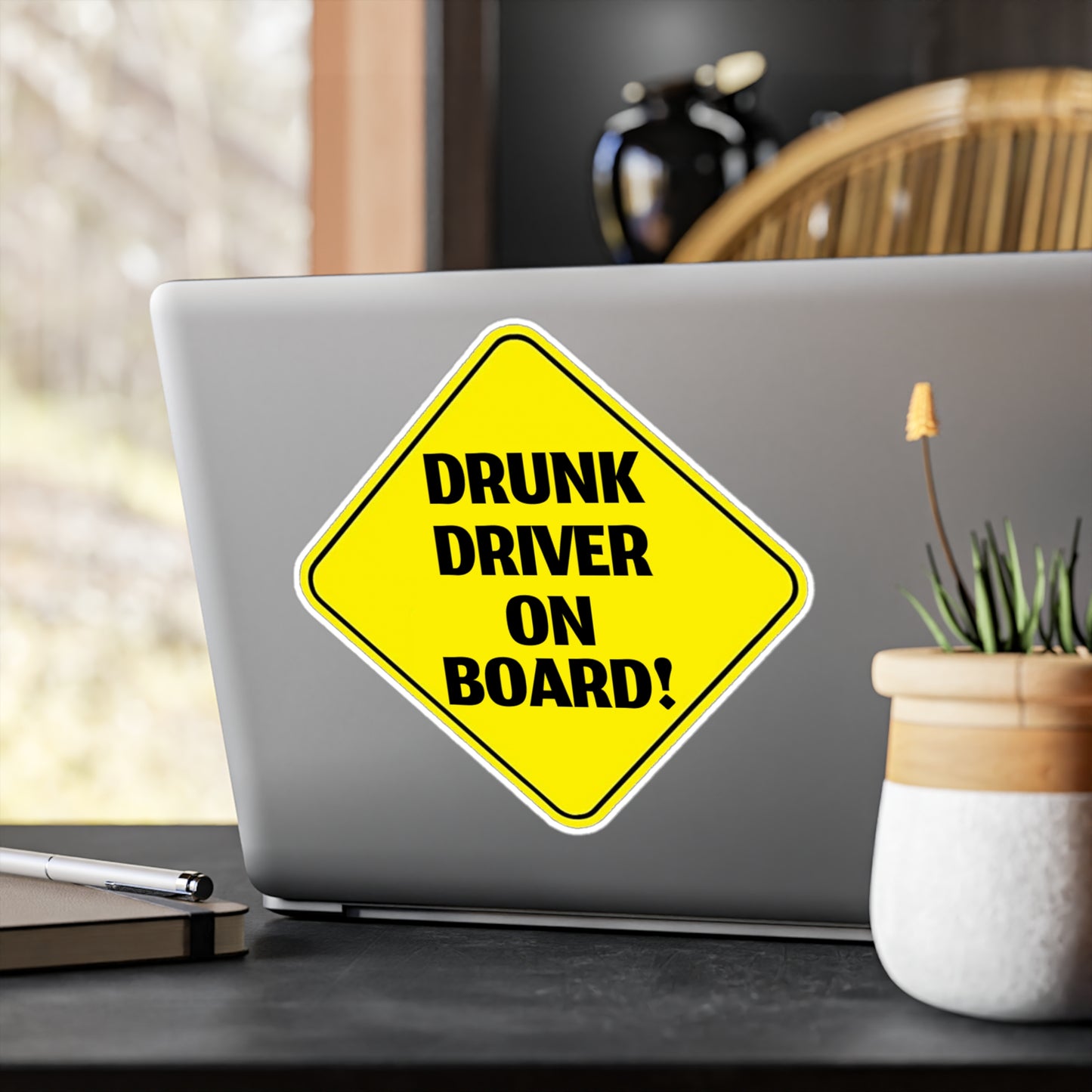 Drunk Driver On Board | Vinyl Cut Stickers