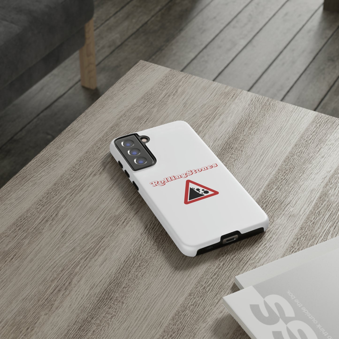 Rolling Stones Samsung Case White