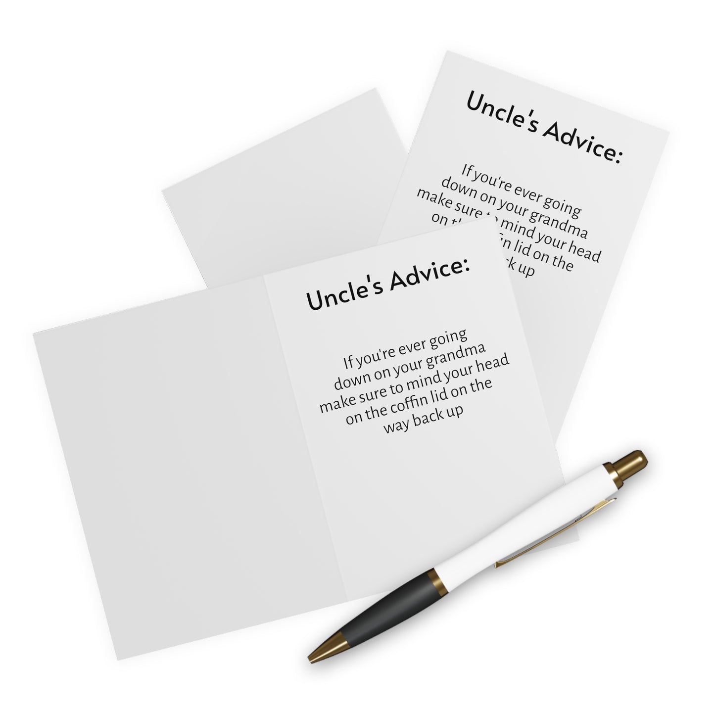 Uncle's Advice Greeting Card 5pcs