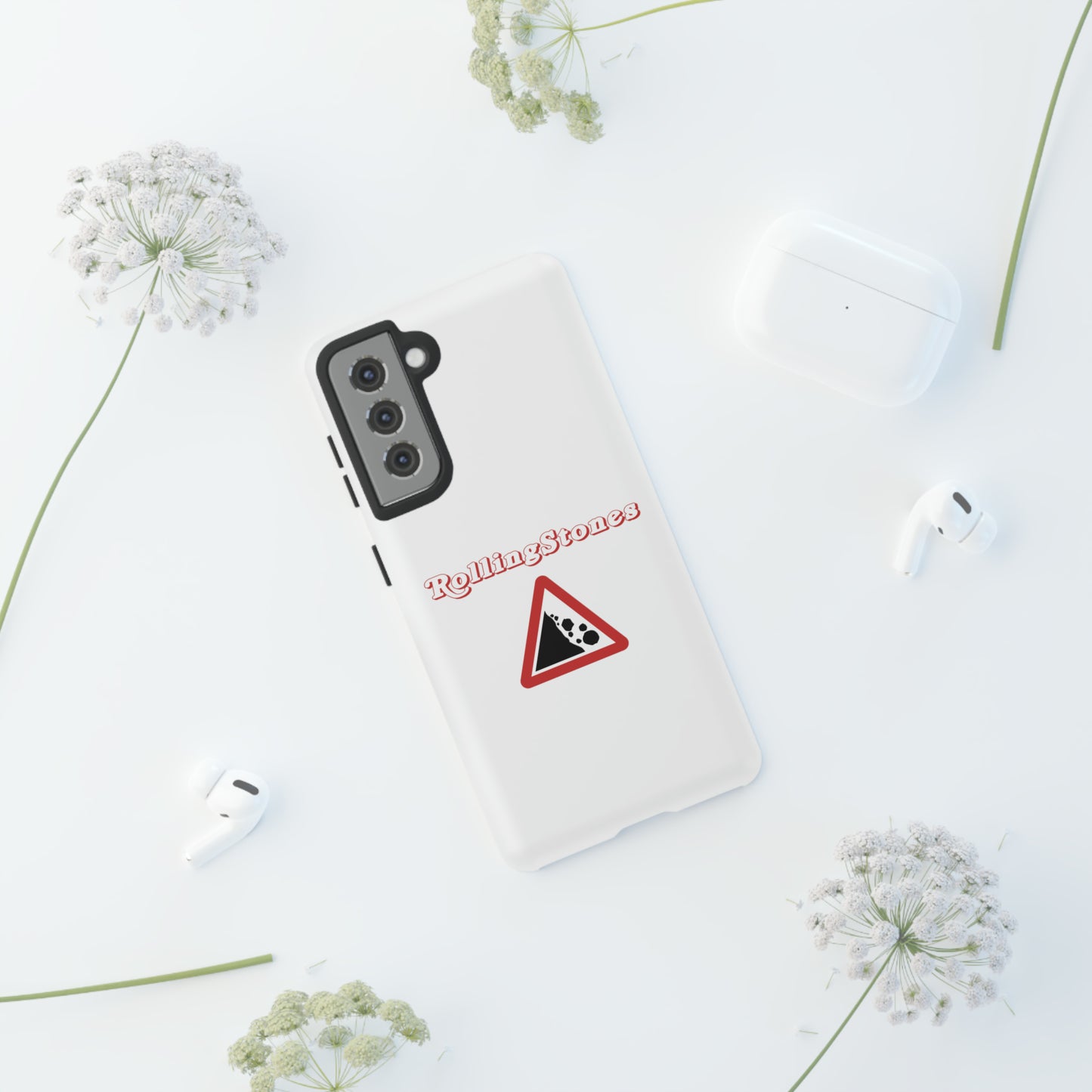 Rolling Stones Samsung Case White