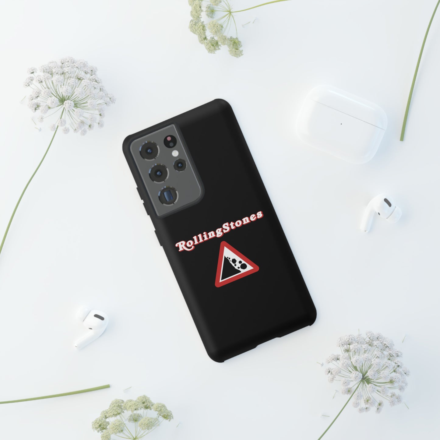 Rolling Stones Samsung Case Black