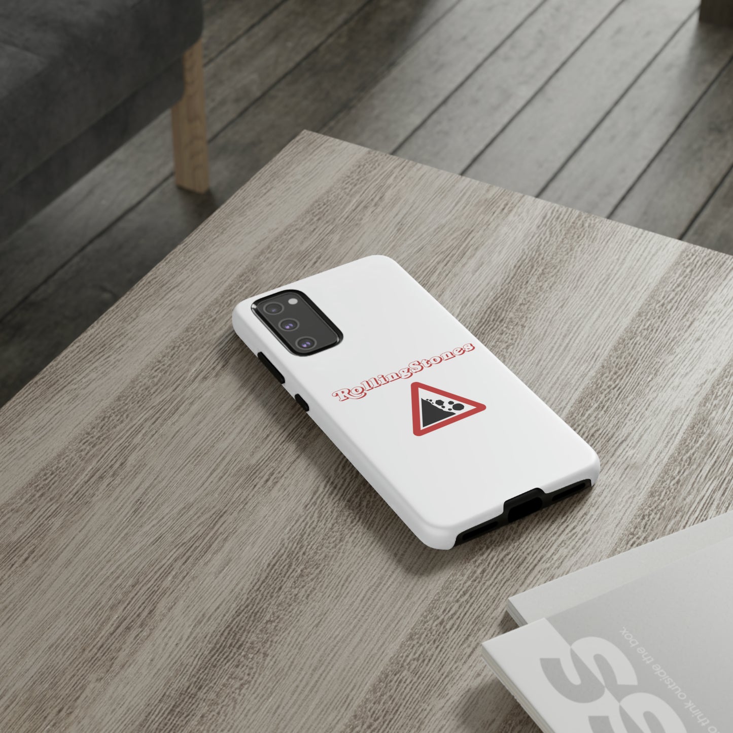 Rolling Stones Samsung Case White