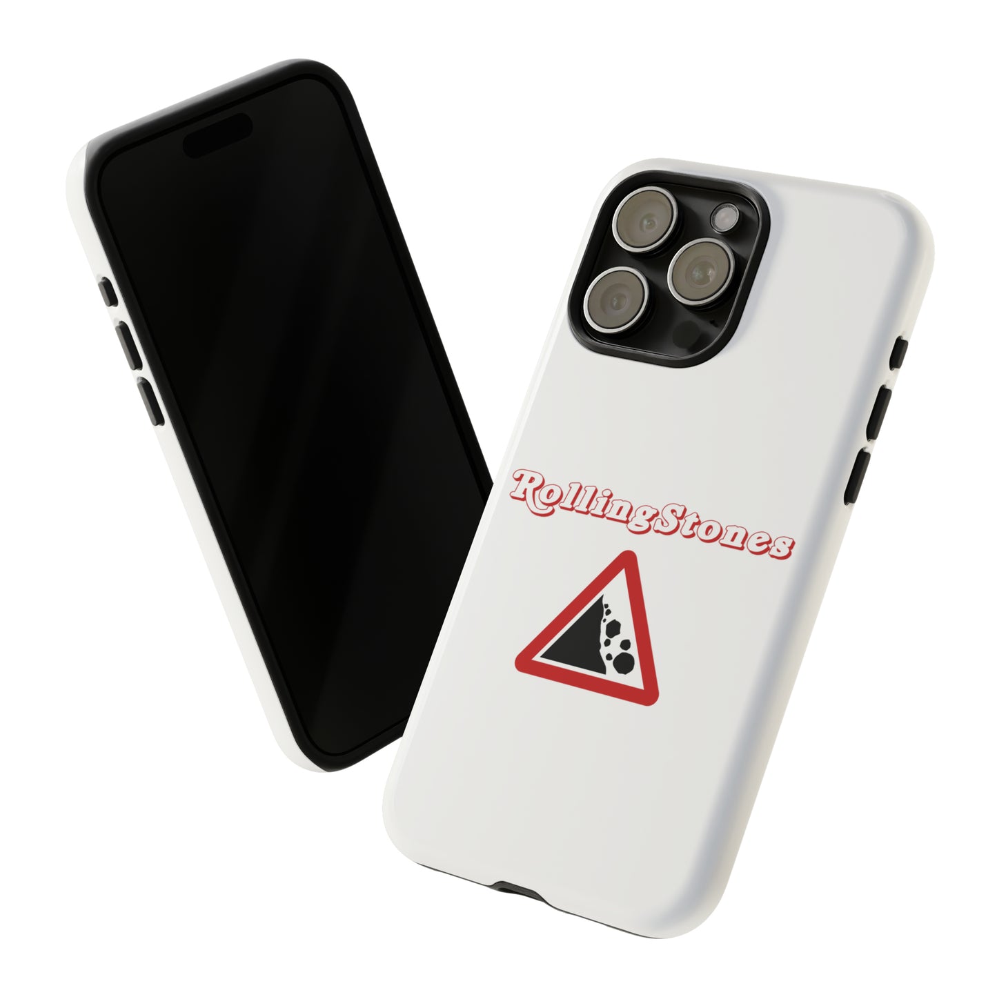 Rolling Stones Tough iPhone Case White