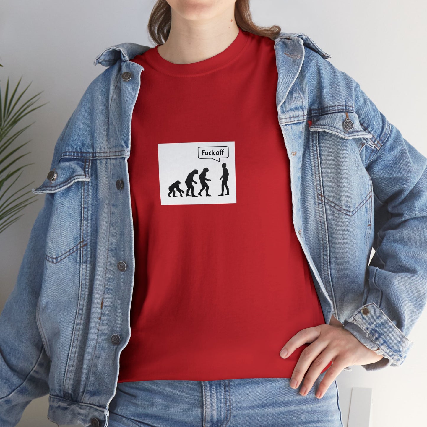 "Fuck Off" Evolution Joke TShirt