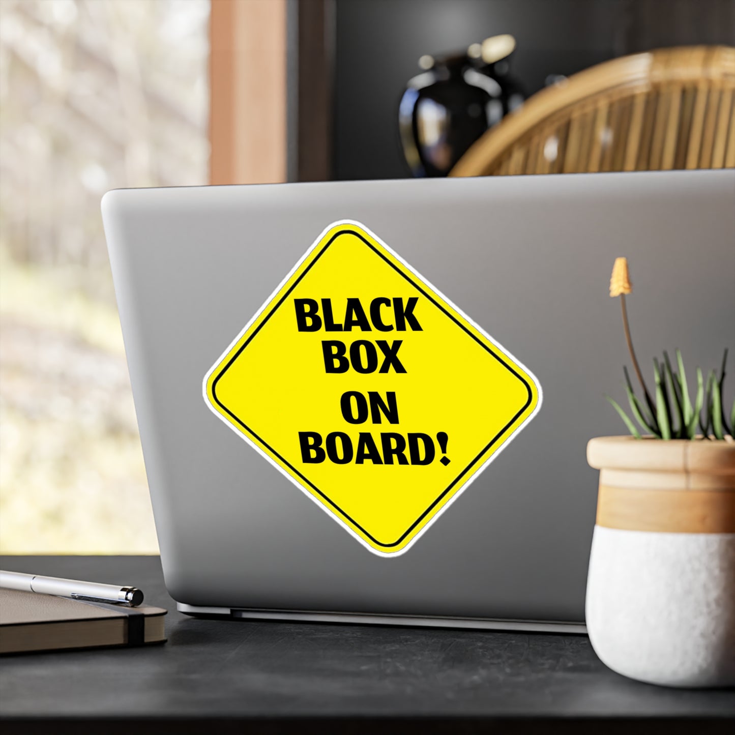 Black Box On Board | Cut Vinyl Stickers