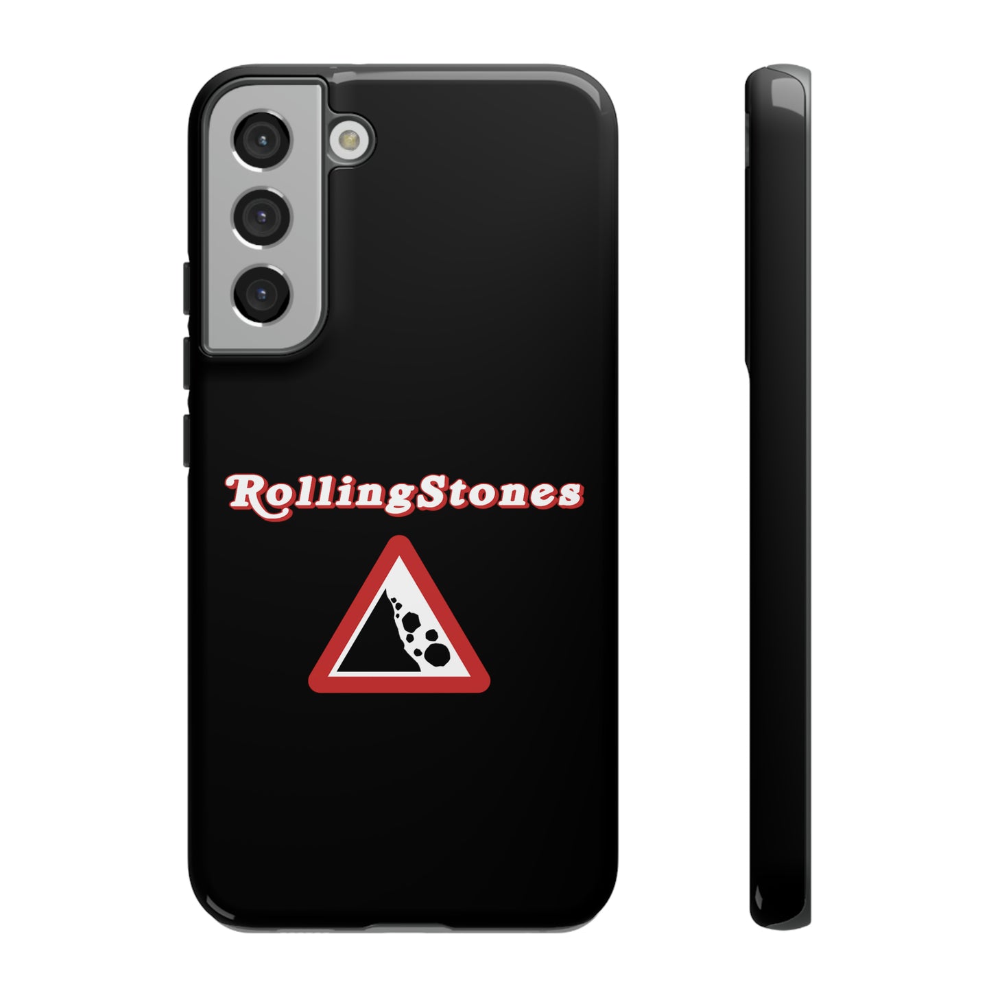 Rolling Stones Samsung Case Black