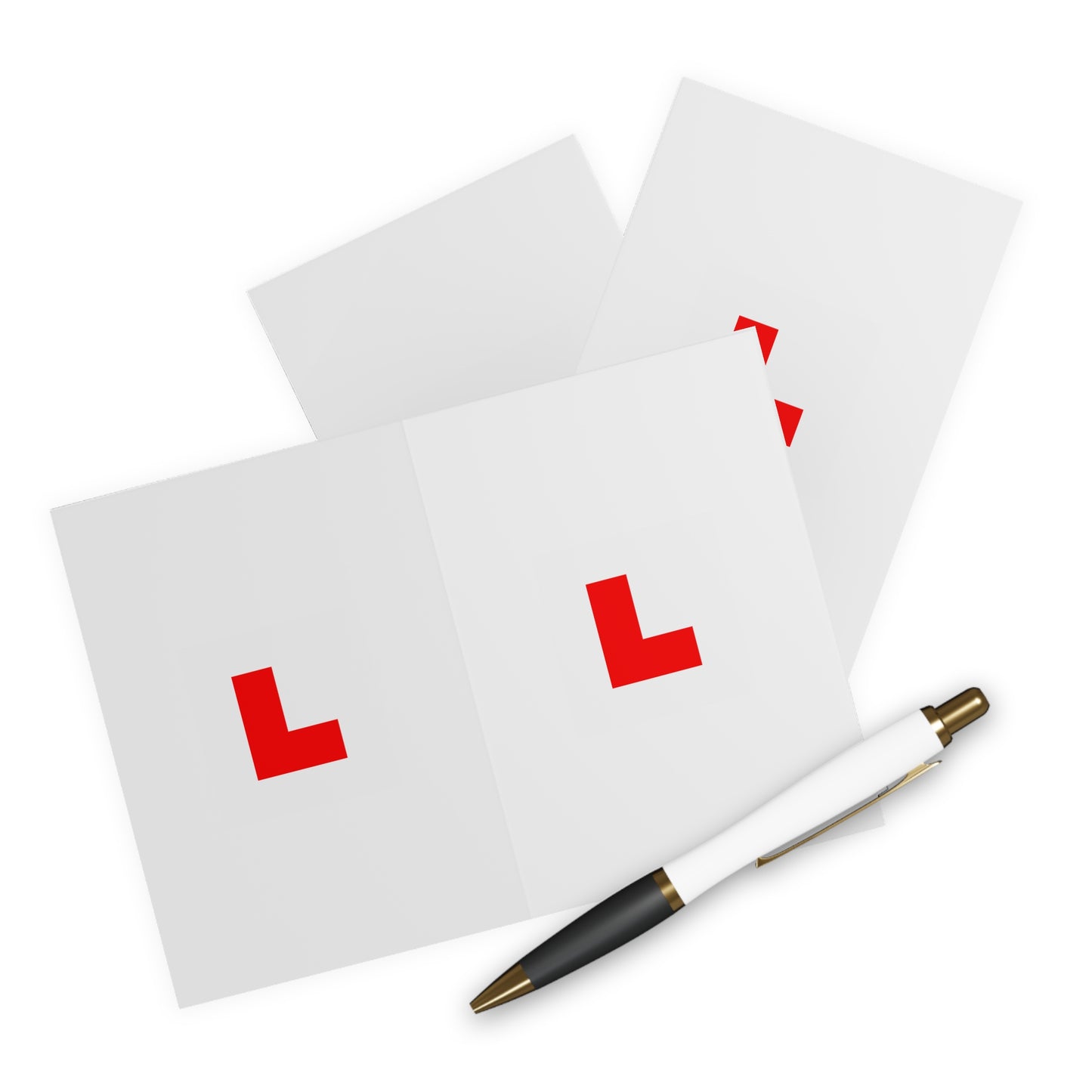 L Plate Cards