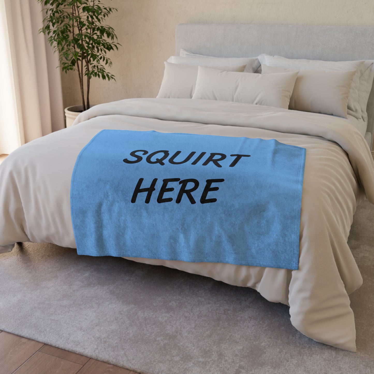 Squirt Here Blanket