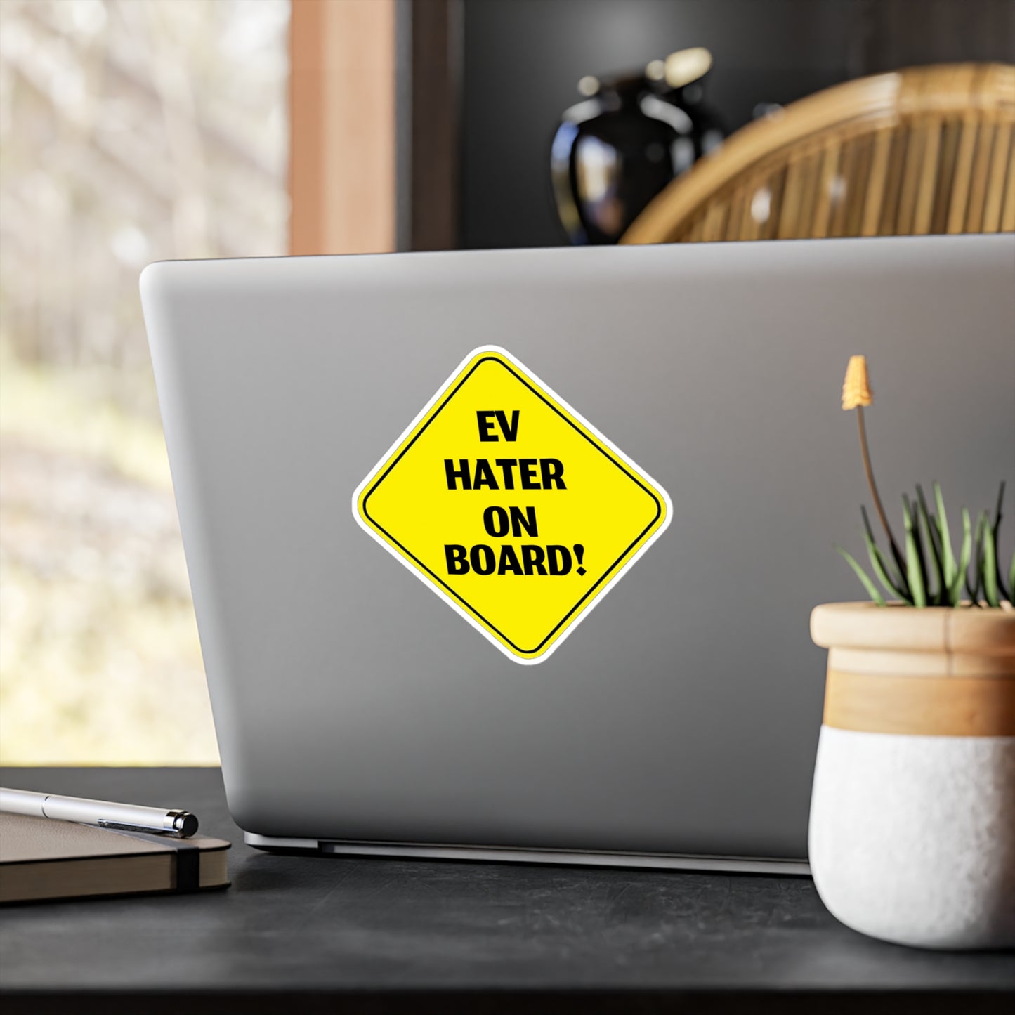 EV Hater On Board | Vinyl Cut Stickers