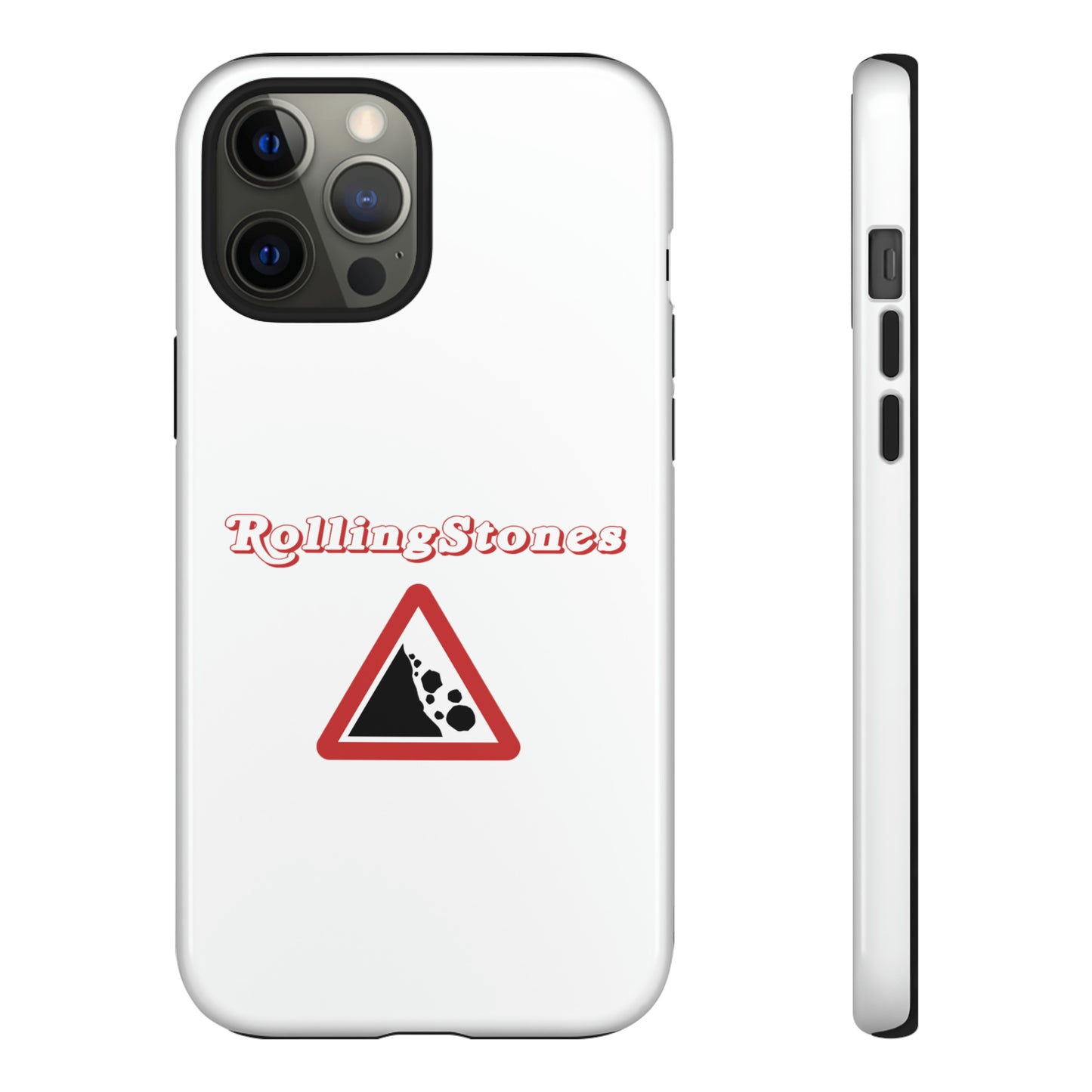 Rolling Stones Tough iPhone Case White