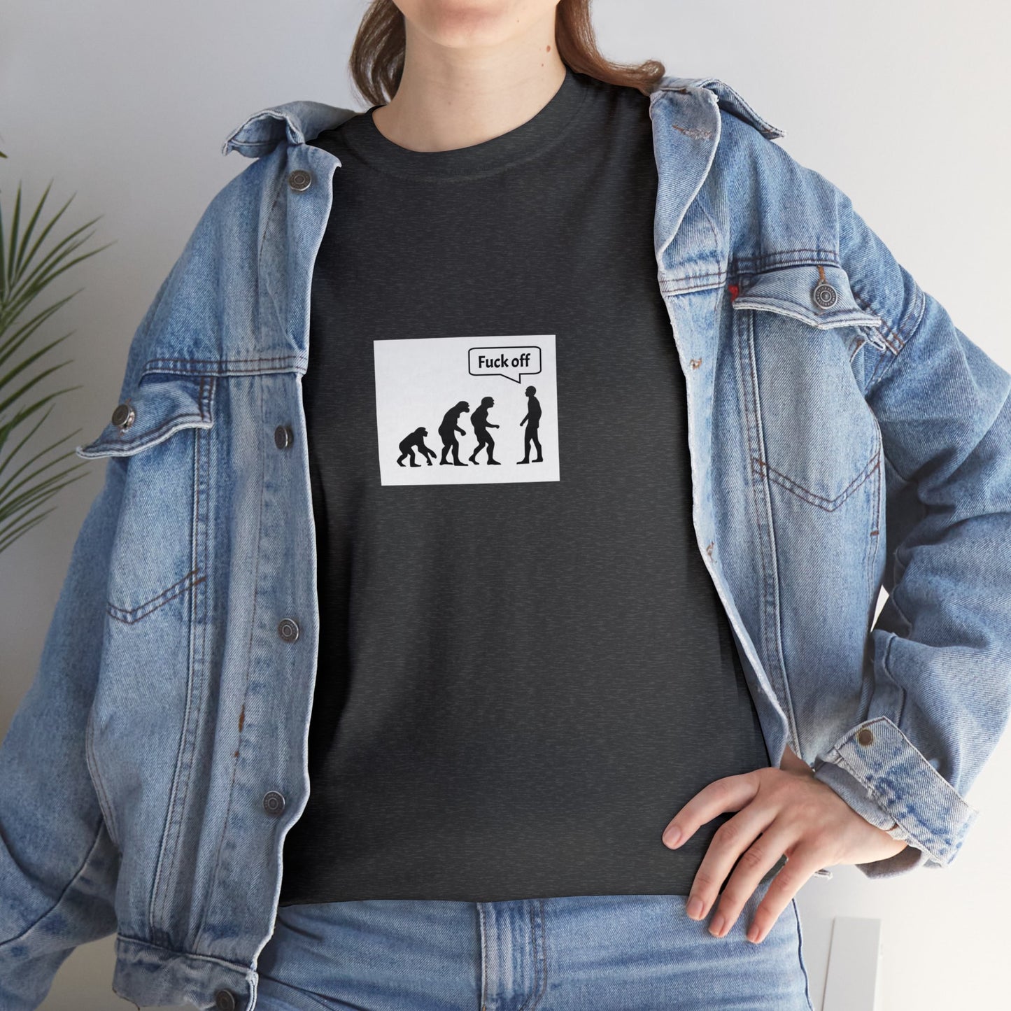 "Fuck Off" Evolution Joke TShirt