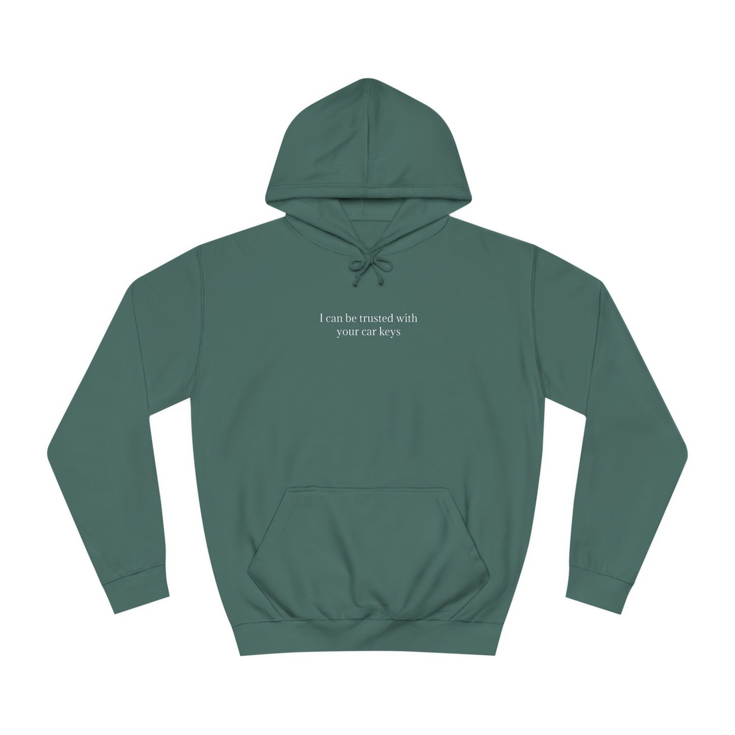 I can be trusted with your car keys hoodie