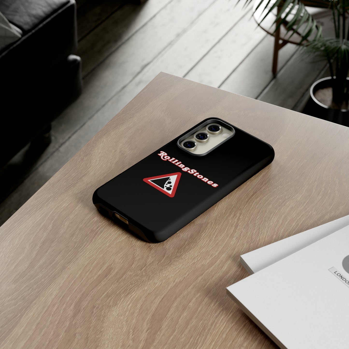 Rolling Stones Samsung Case Black