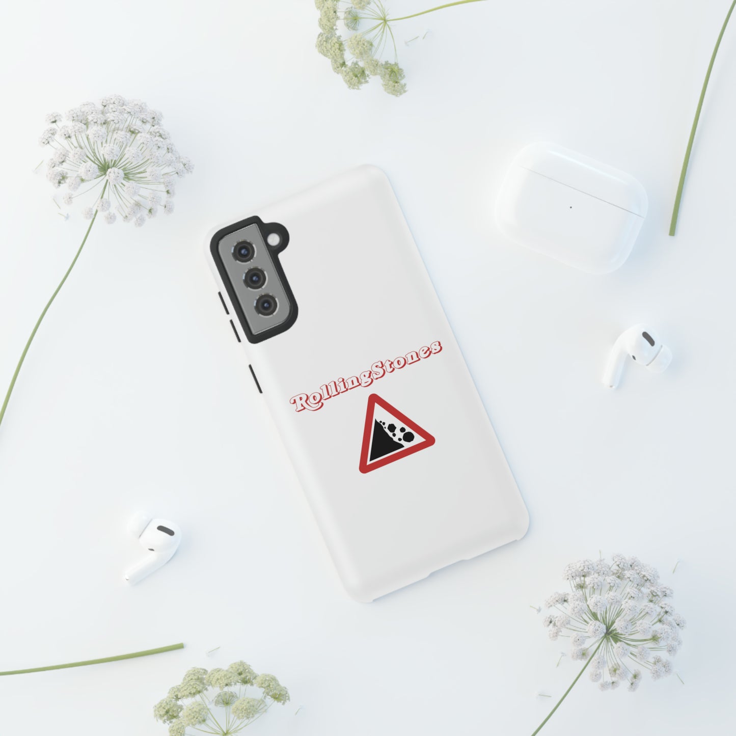 Rolling Stones Samsung Case White