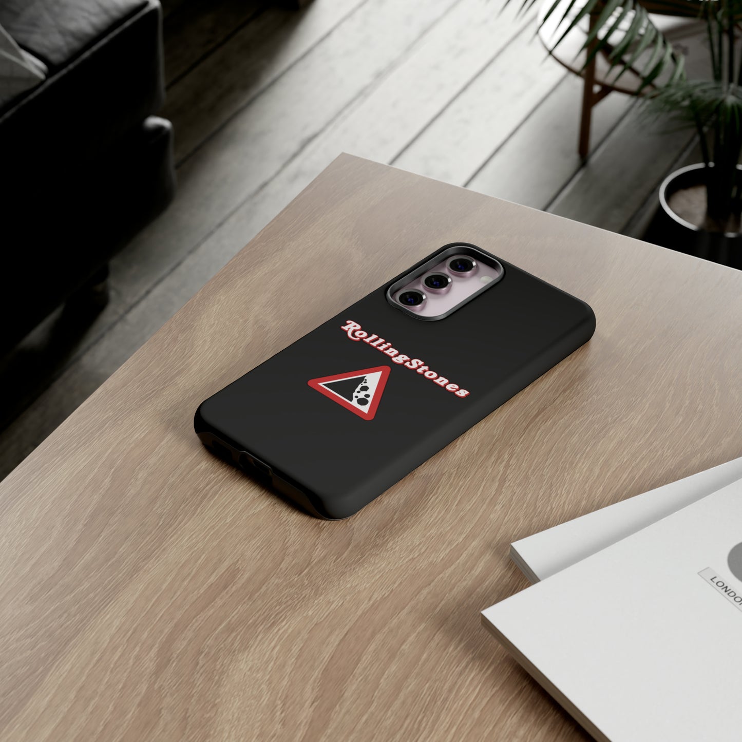 Rolling Stones Samsung Case Black