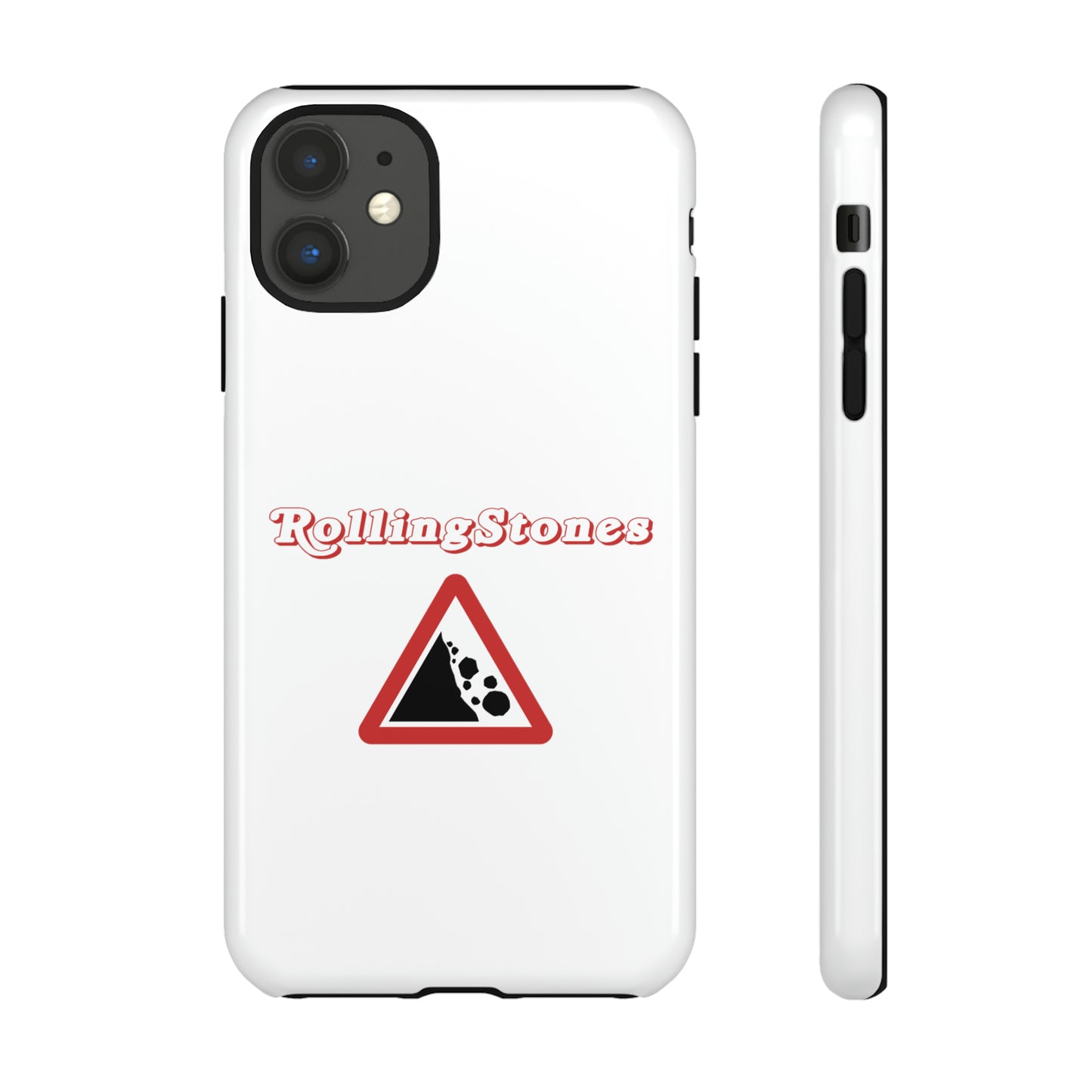 Rolling Stones Tough iPhone Case White