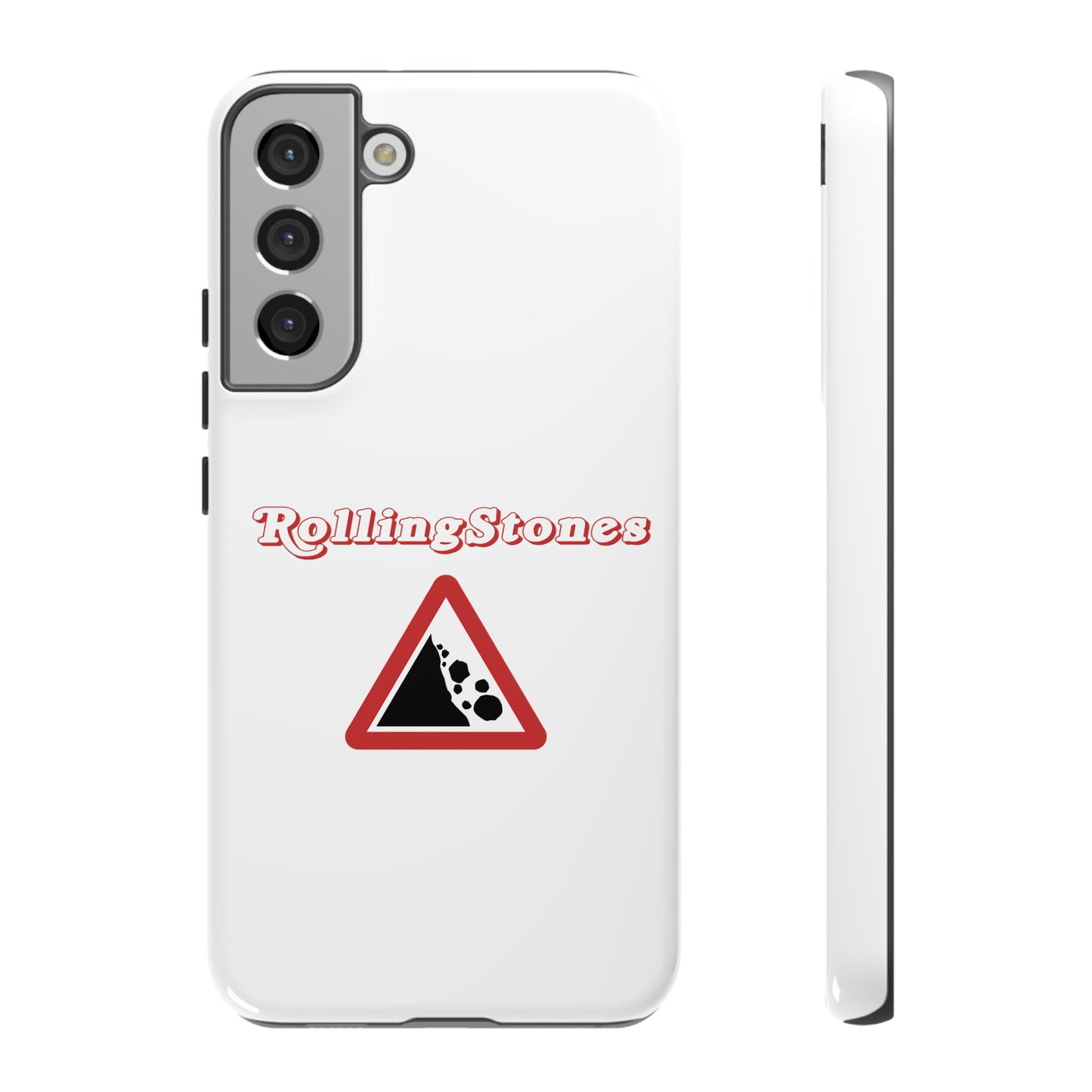 Rolling Stones Samsung Case White