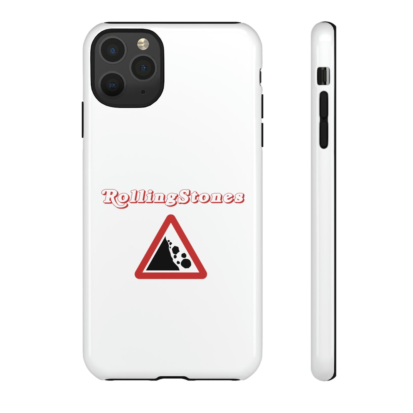 Rolling Stones Tough iPhone Case White