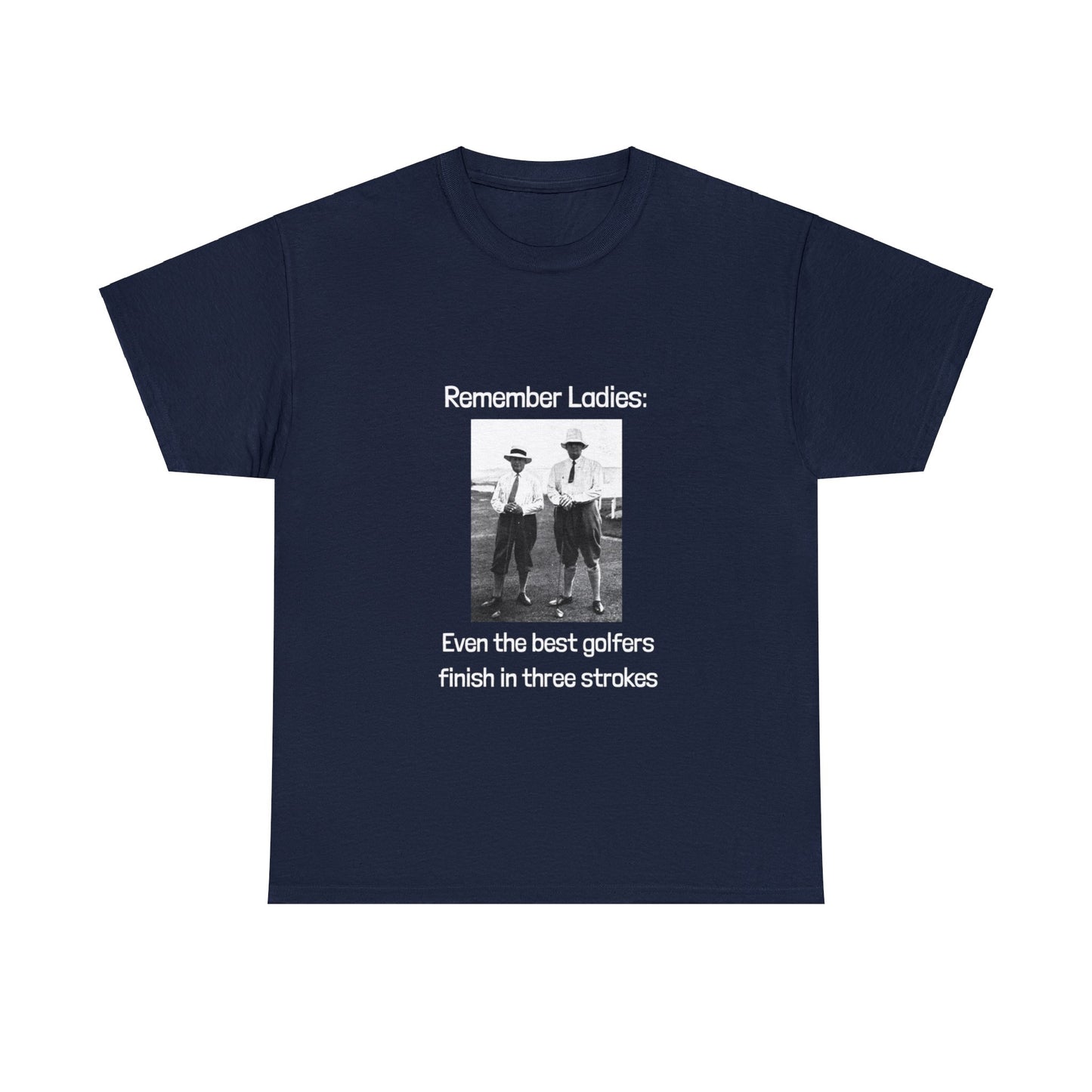 Three Strokes Golf Joke TShirt