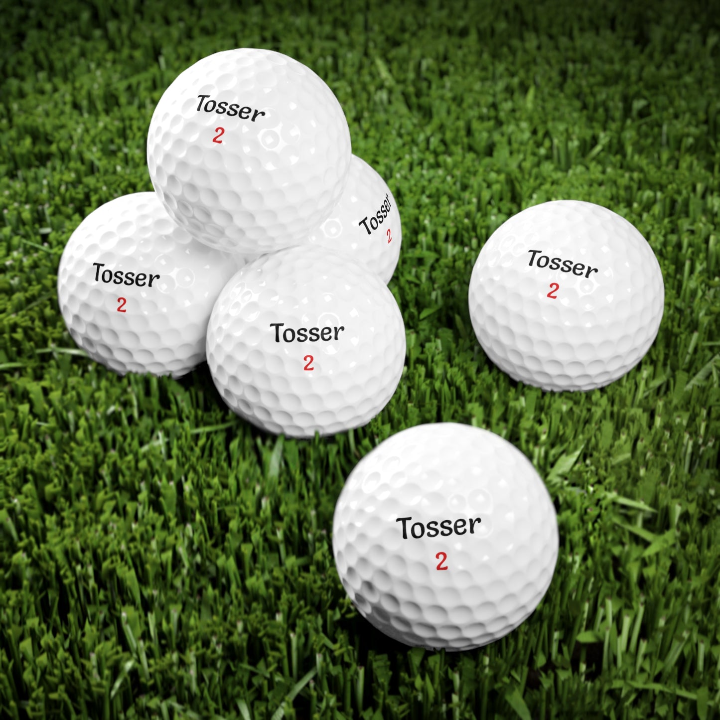 Tosser2 Golf Balls, 6pcs