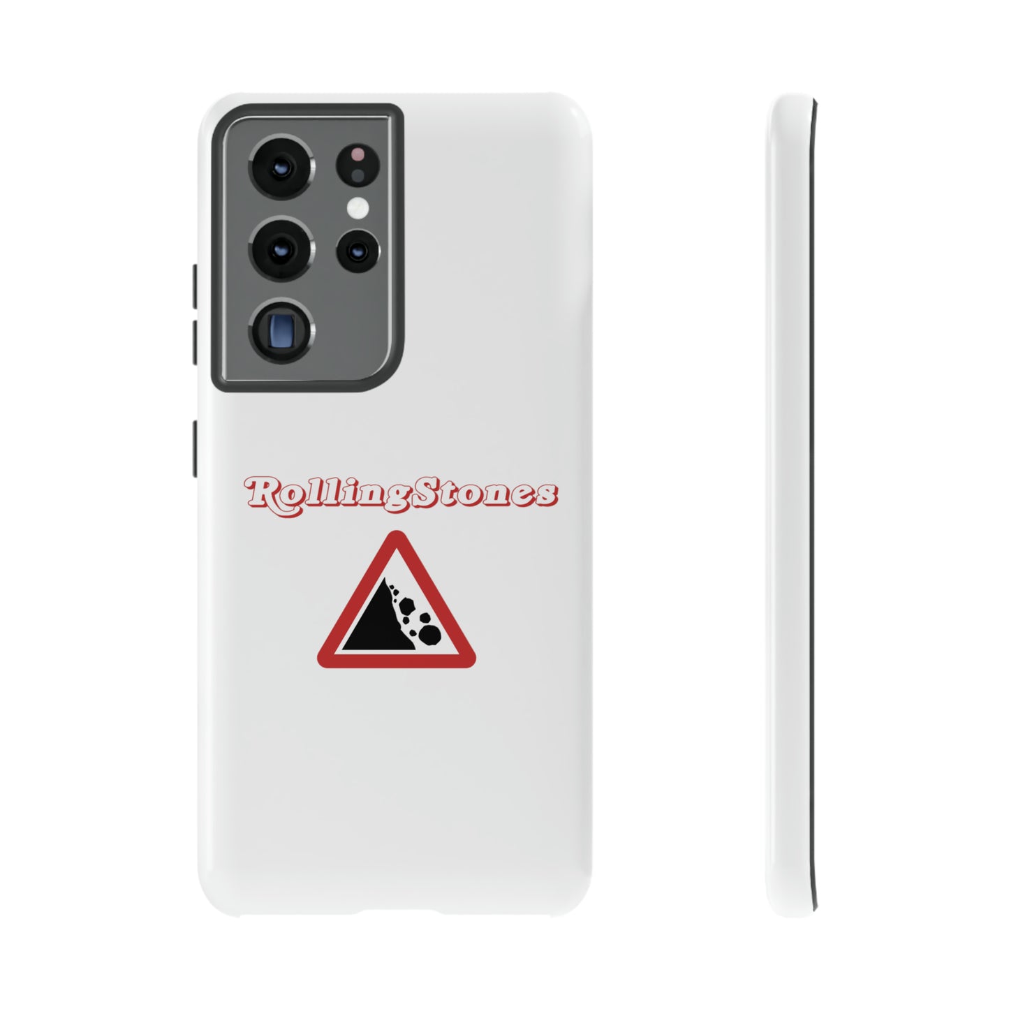 Rolling Stones Samsung Case White