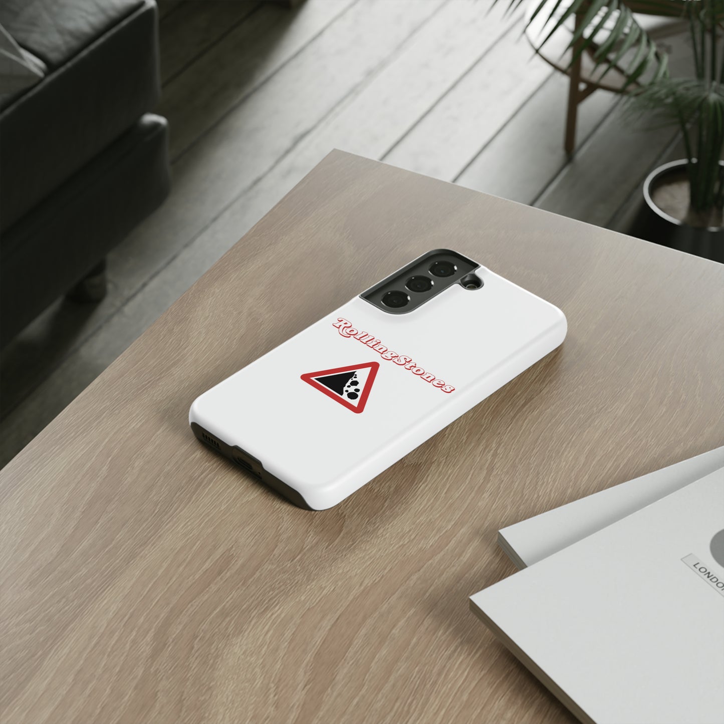 Rolling Stones Samsung Case White