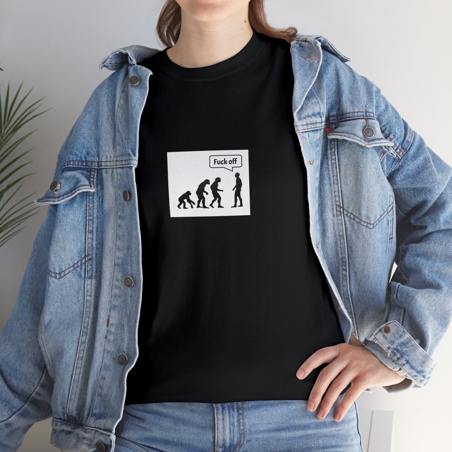 "Fuck Off" Evolution Joke TShirt