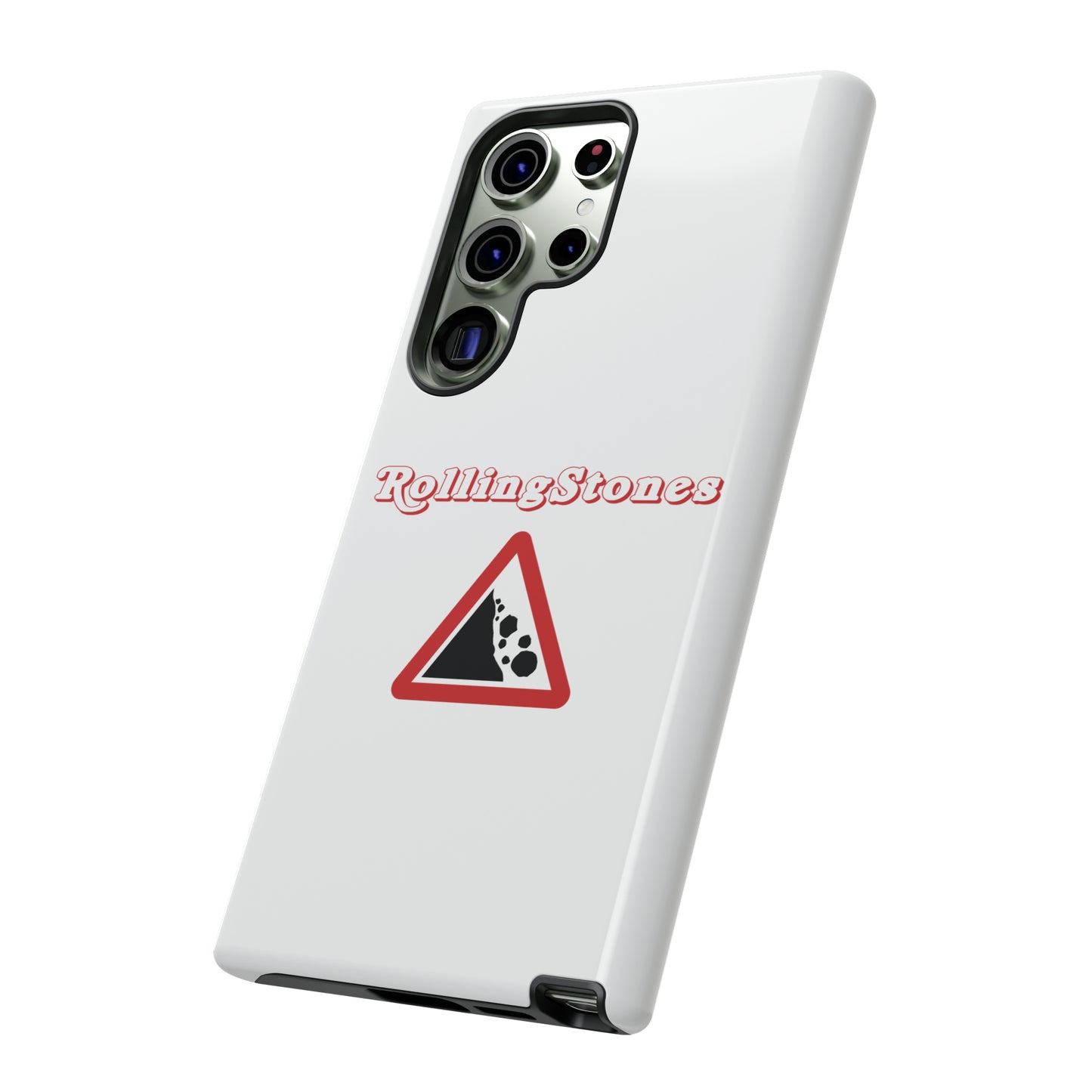 Rolling Stones Samsung Case White