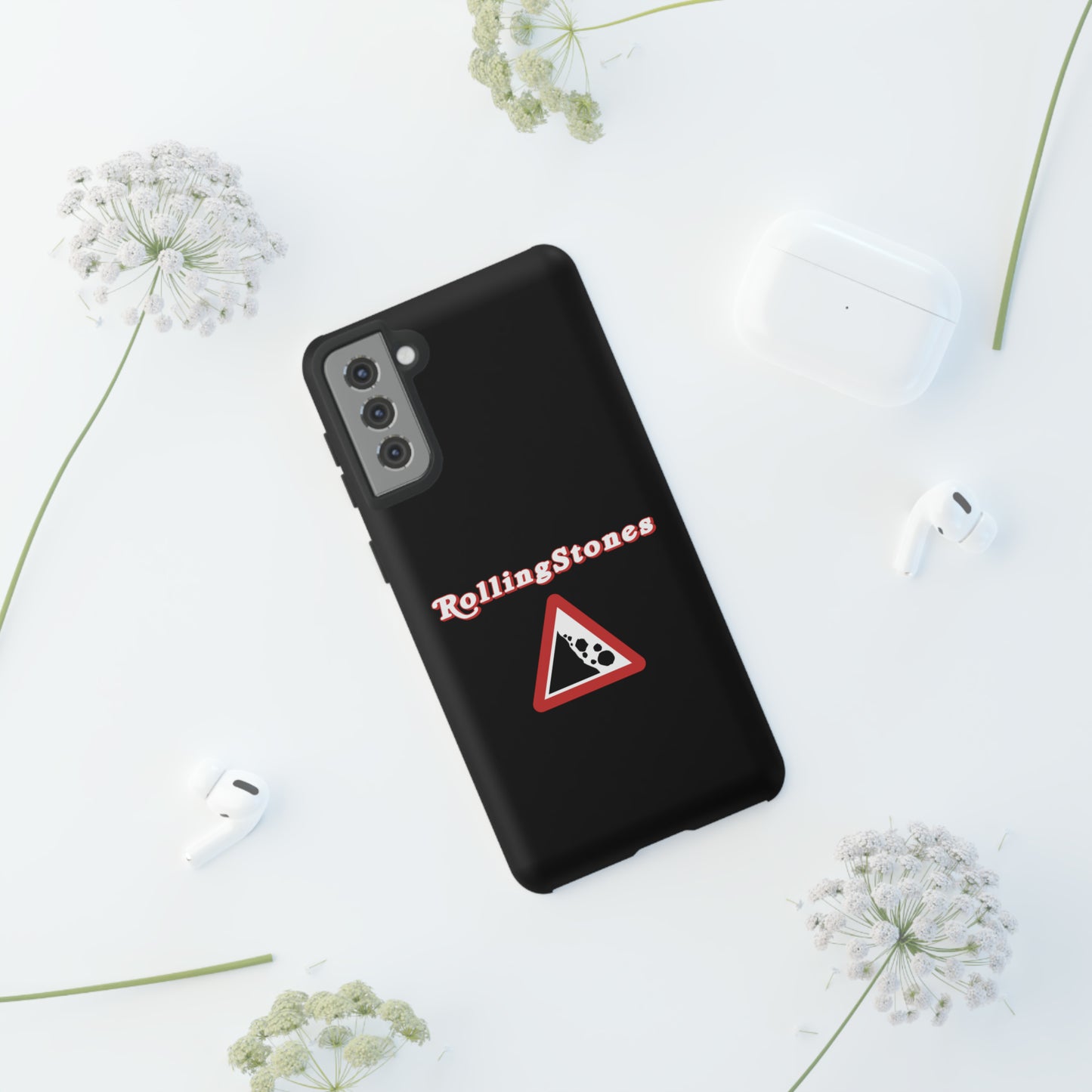 Rolling Stones Samsung Case Black