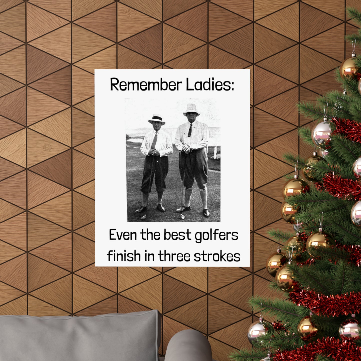 Golf Joke Poster