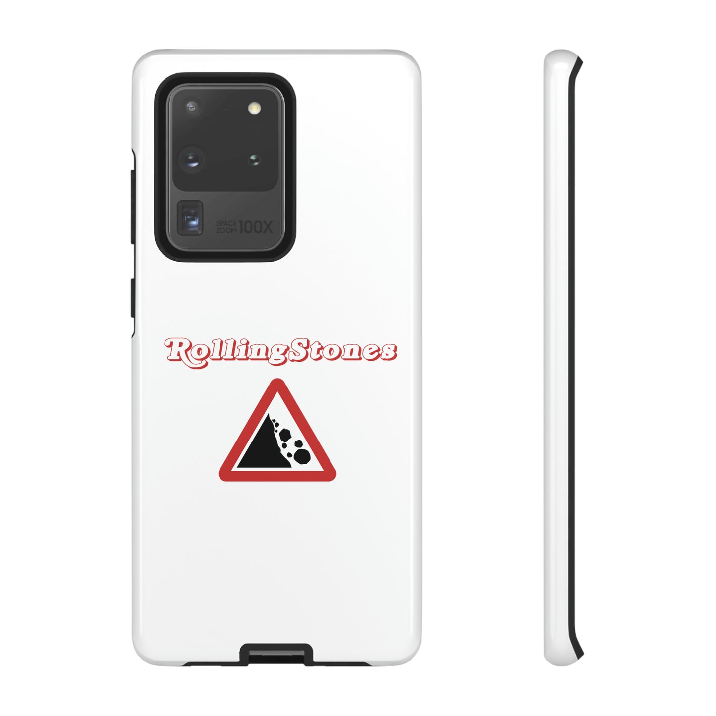 Rolling Stones Samsung Case White