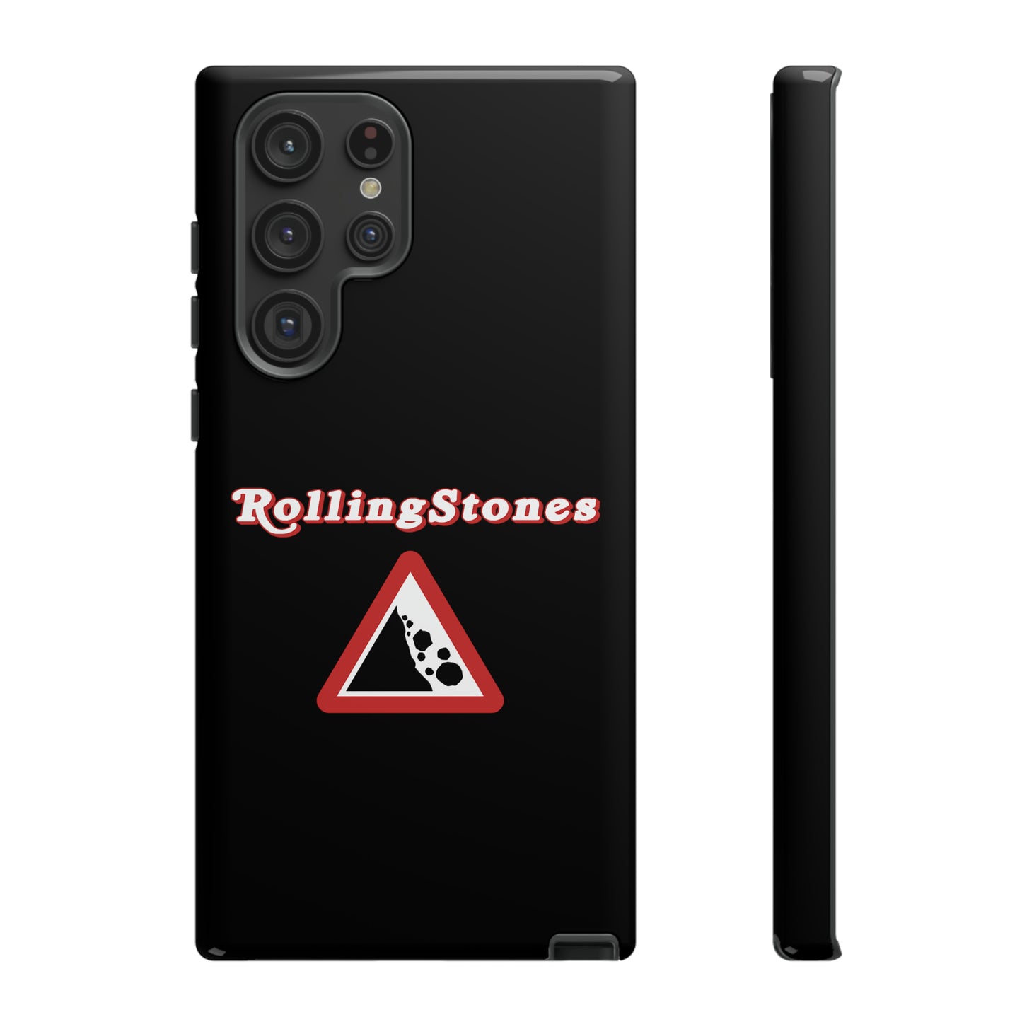 Rolling Stones Samsung Case Black