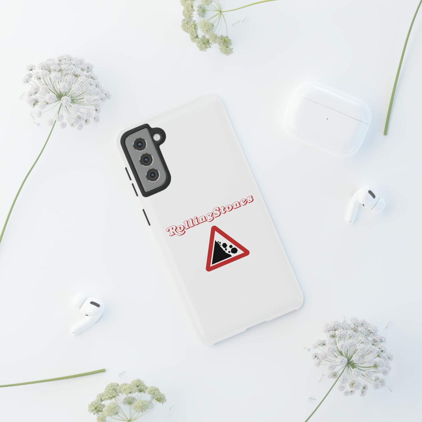 Rolling Stones Samsung Case White