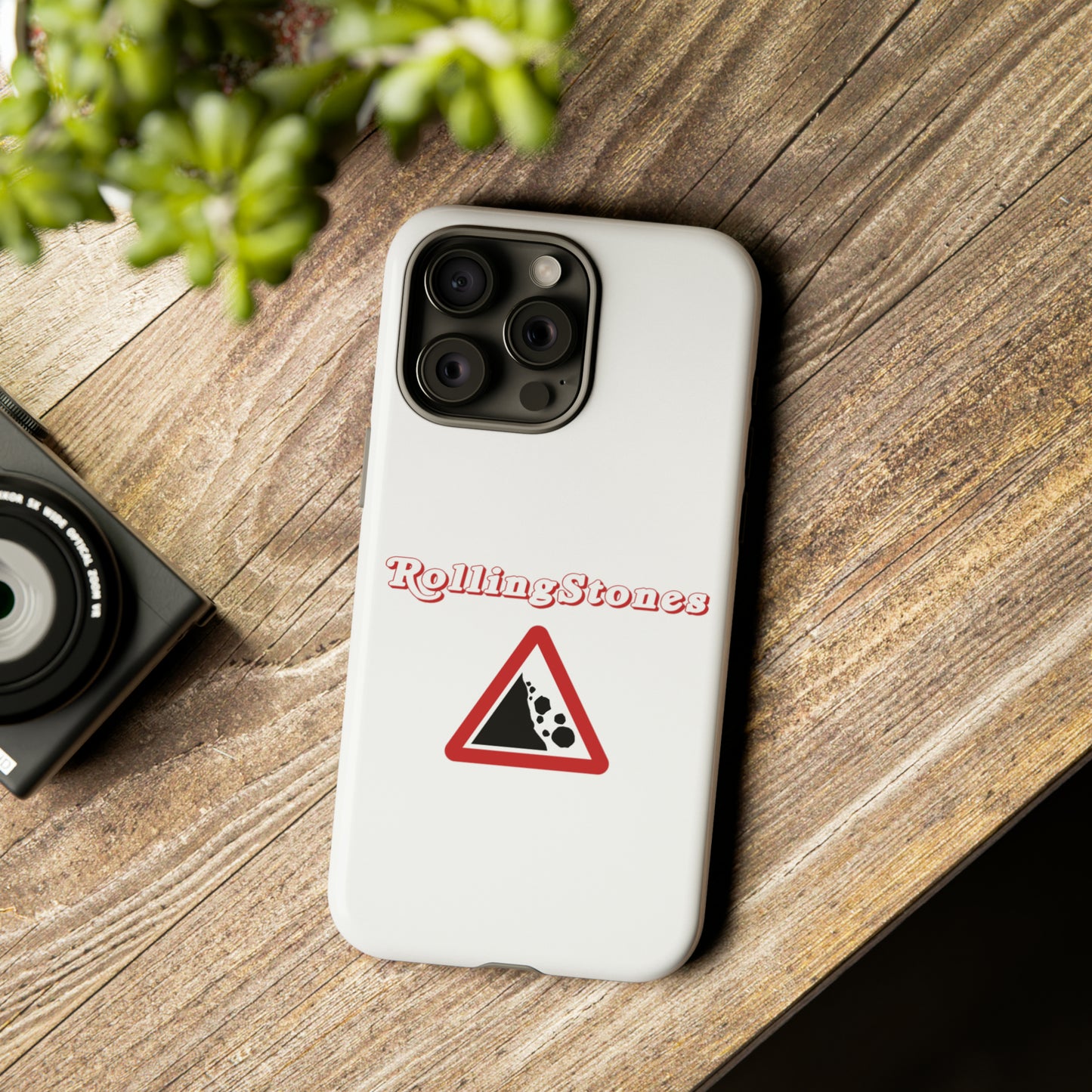 Rolling Stones Tough iPhone Case White