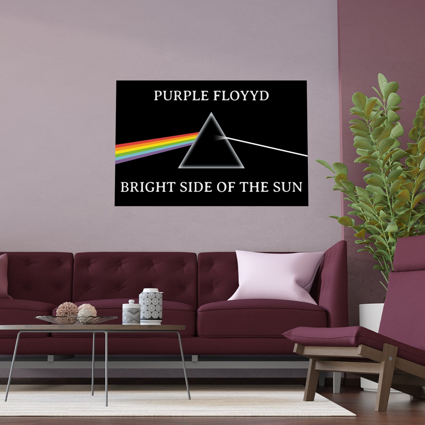 Purple Floyyd Band Poster