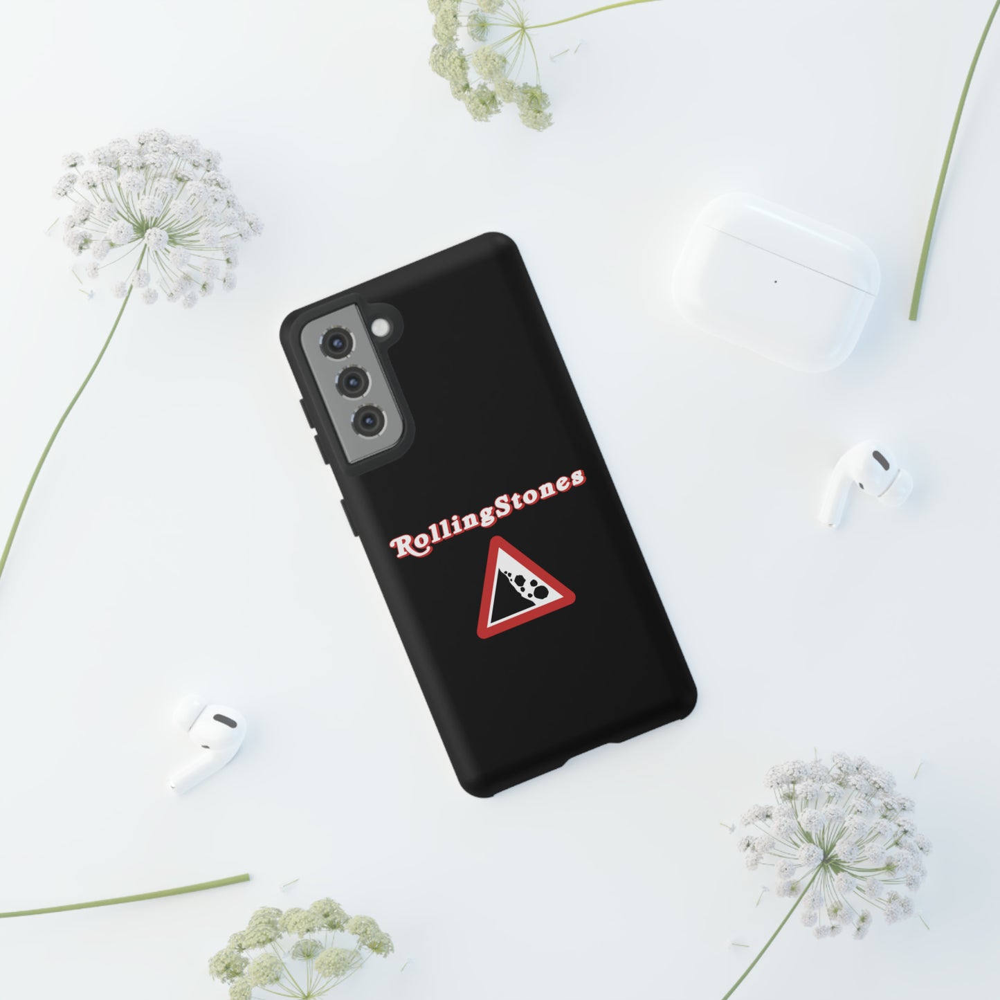 Rolling Stones Samsung Case Black