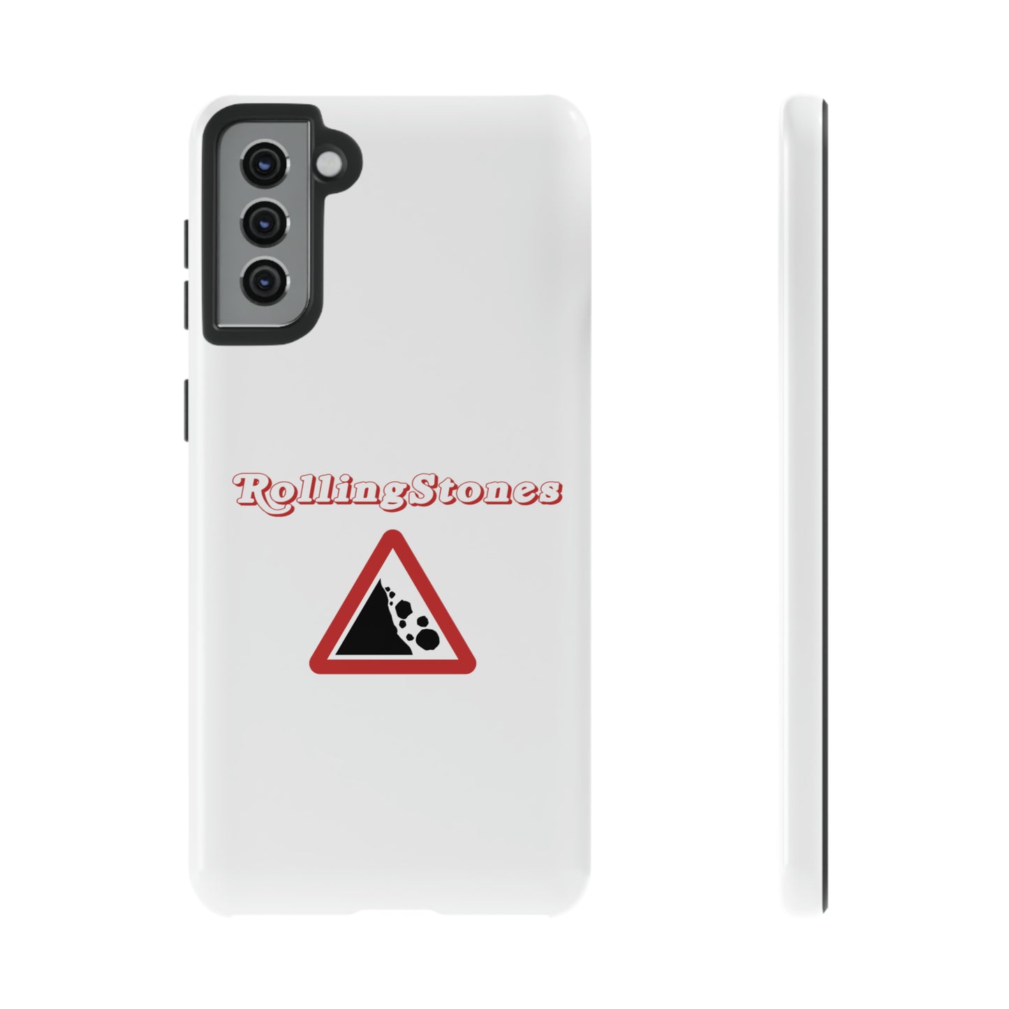 Rolling Stones Samsung Case White